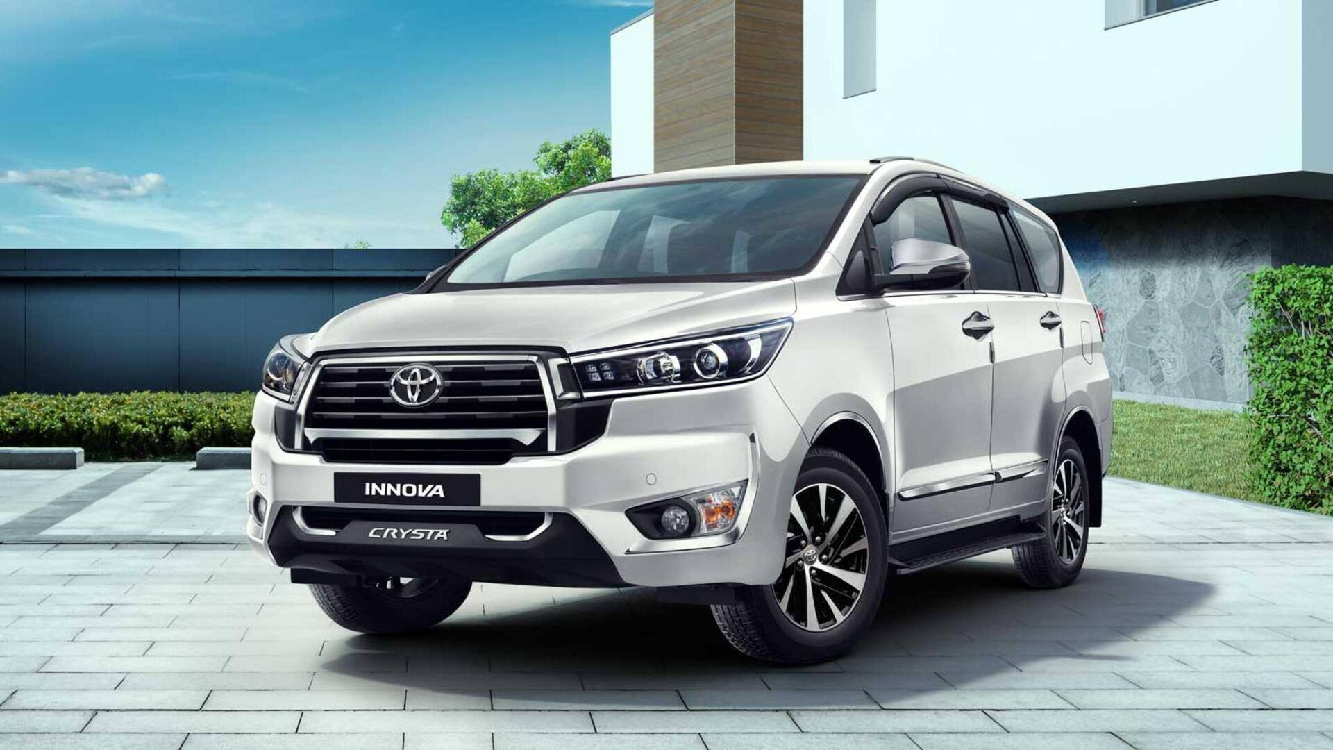 Toyota Innova Crysta is now costlier by Rs. 25,000 