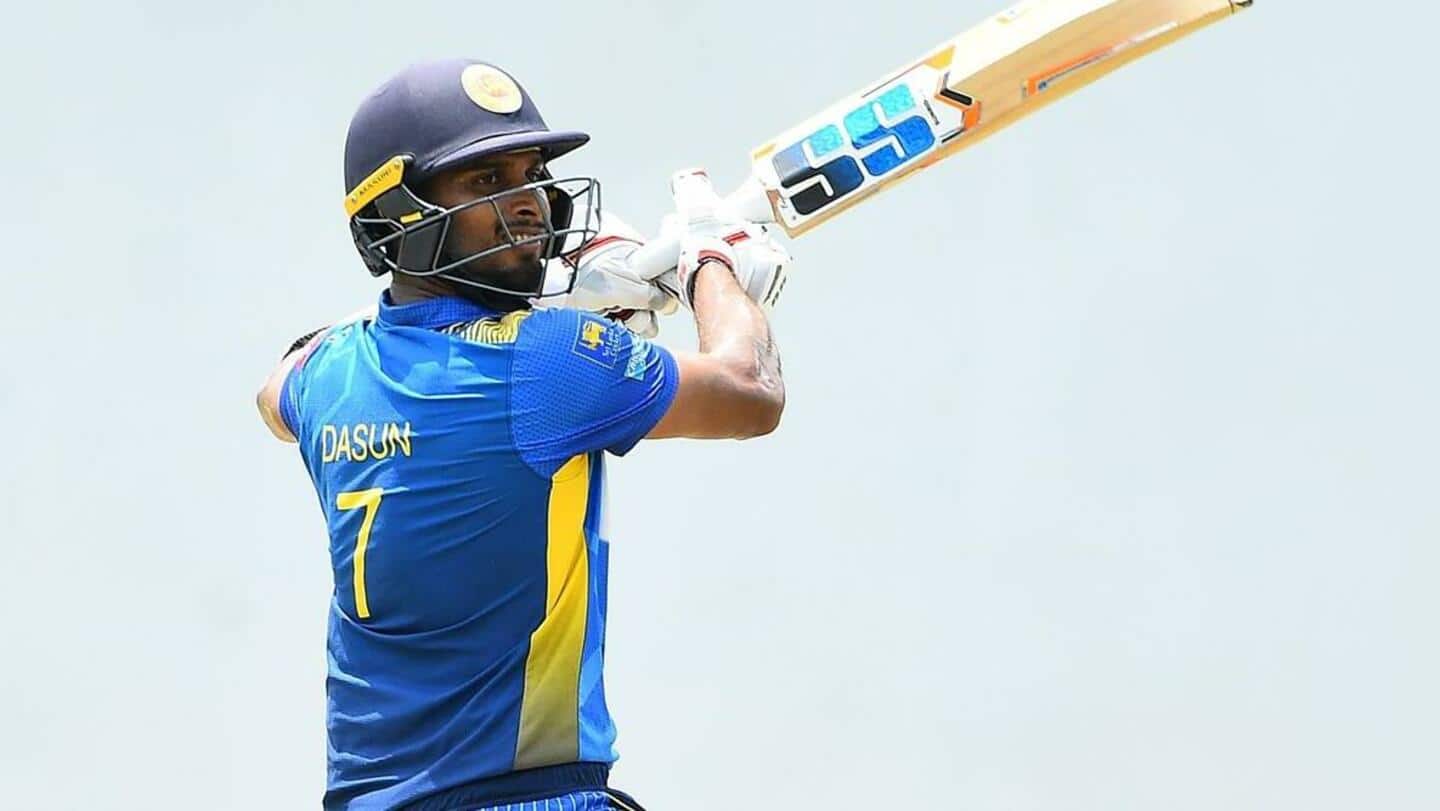 Dasun Shanaka slams the fastest T20I fifty for Sri Lanka