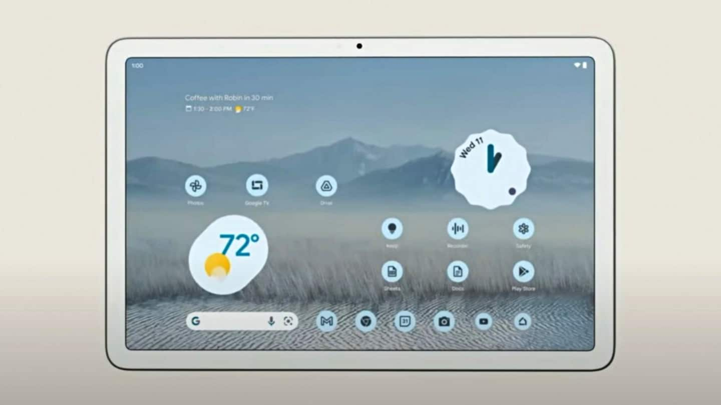 Google Pixel Tablet enters EVT phase, key specifications leaked