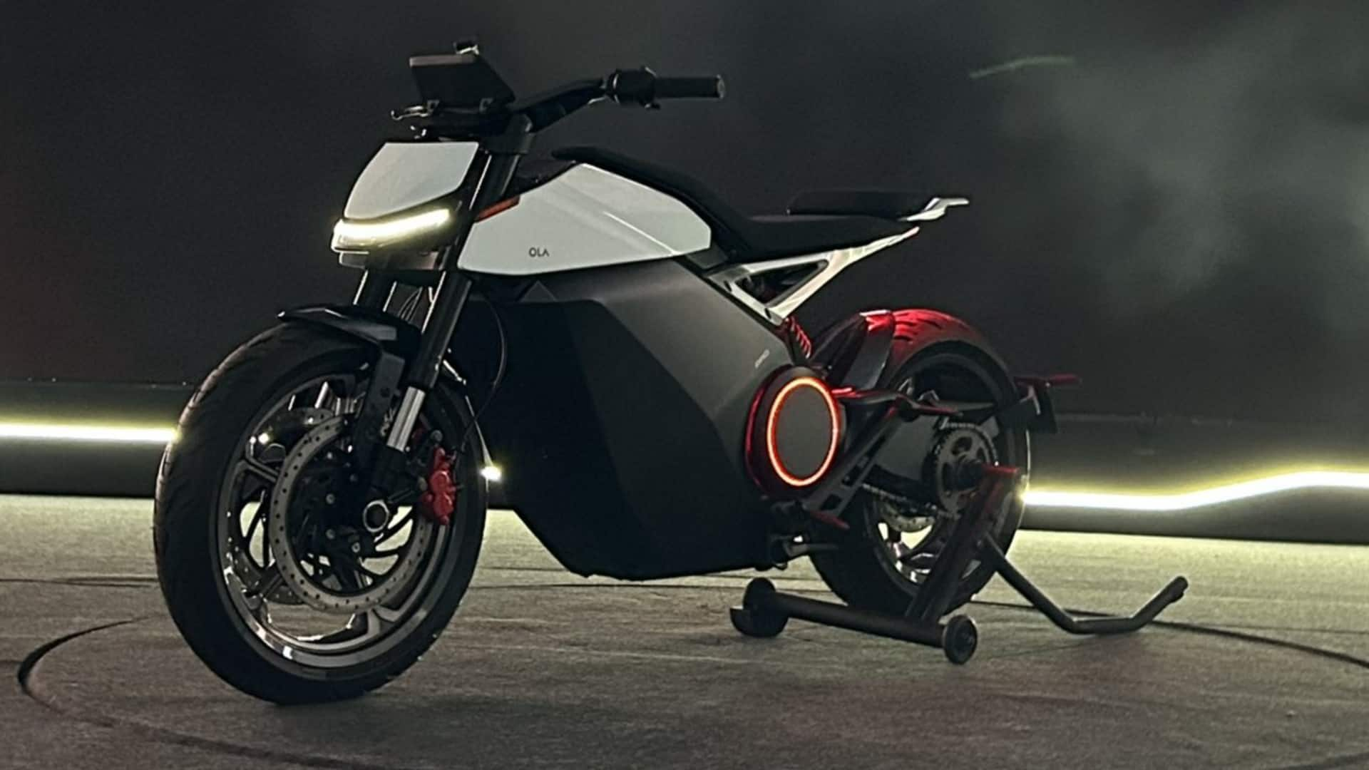 Ola Electric launches its first-ever e-motorcycle at ₹75,000