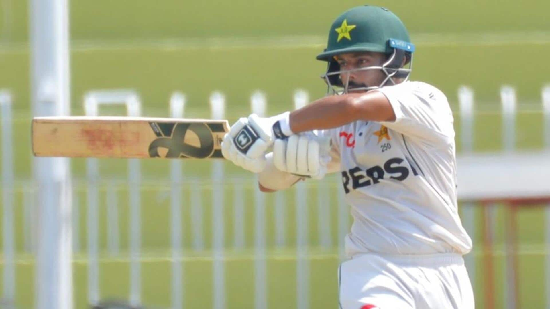 Saud Shakeel attains this unique record for Pakistan in Tests