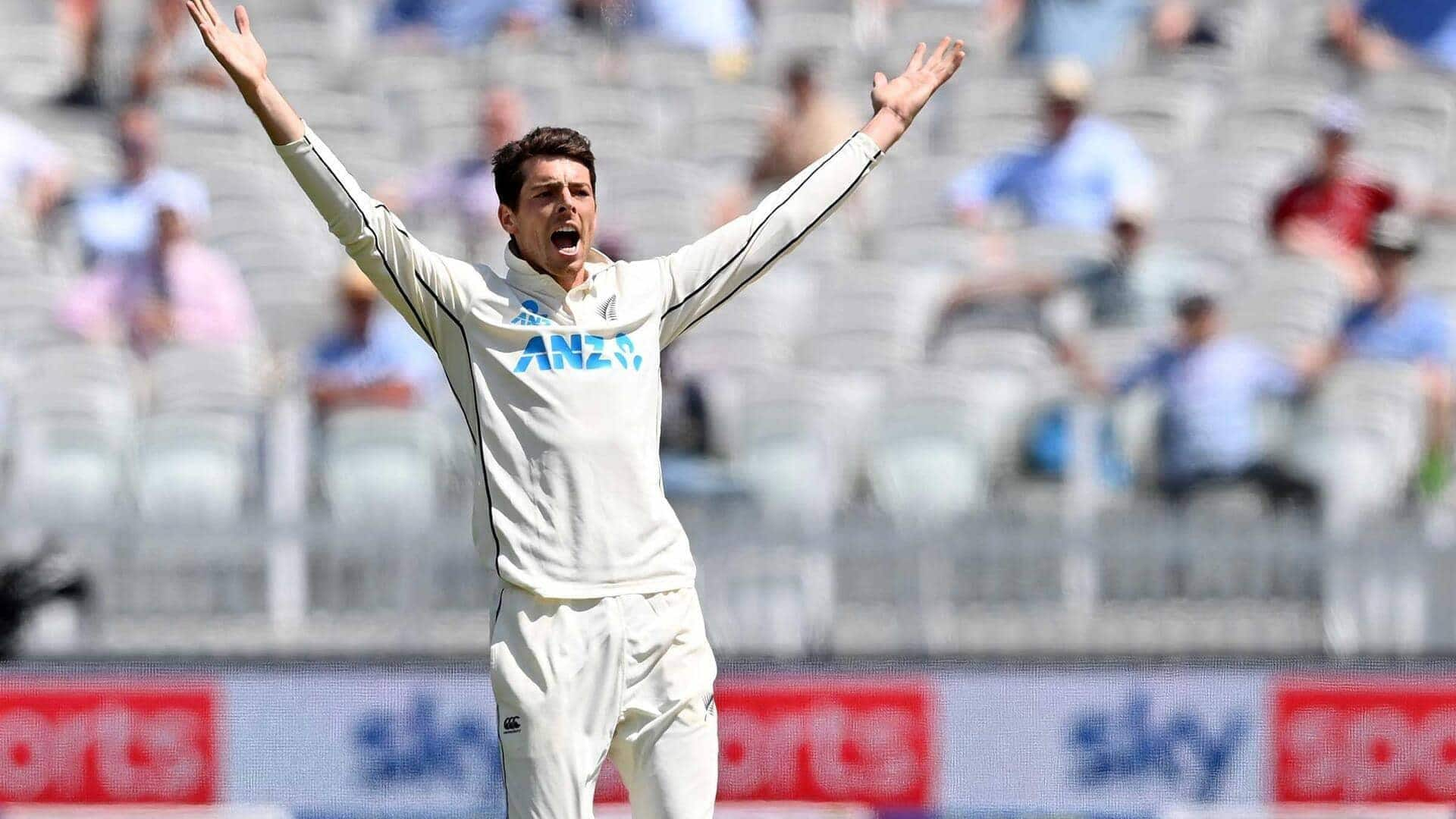 Mitchell Santner completes 1,000 Test runs with 76 vs England 