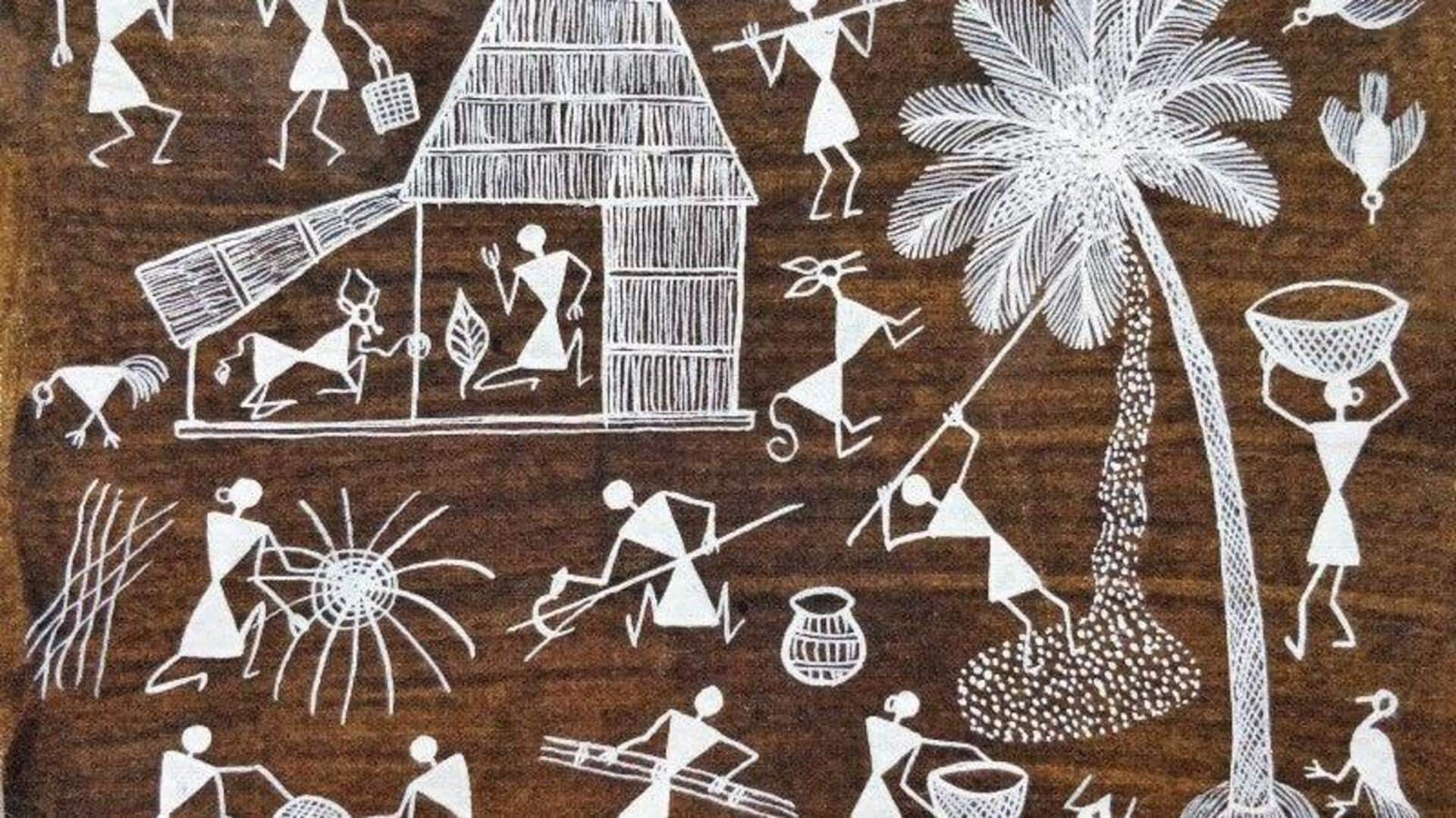 Exploring Warli painting techniques