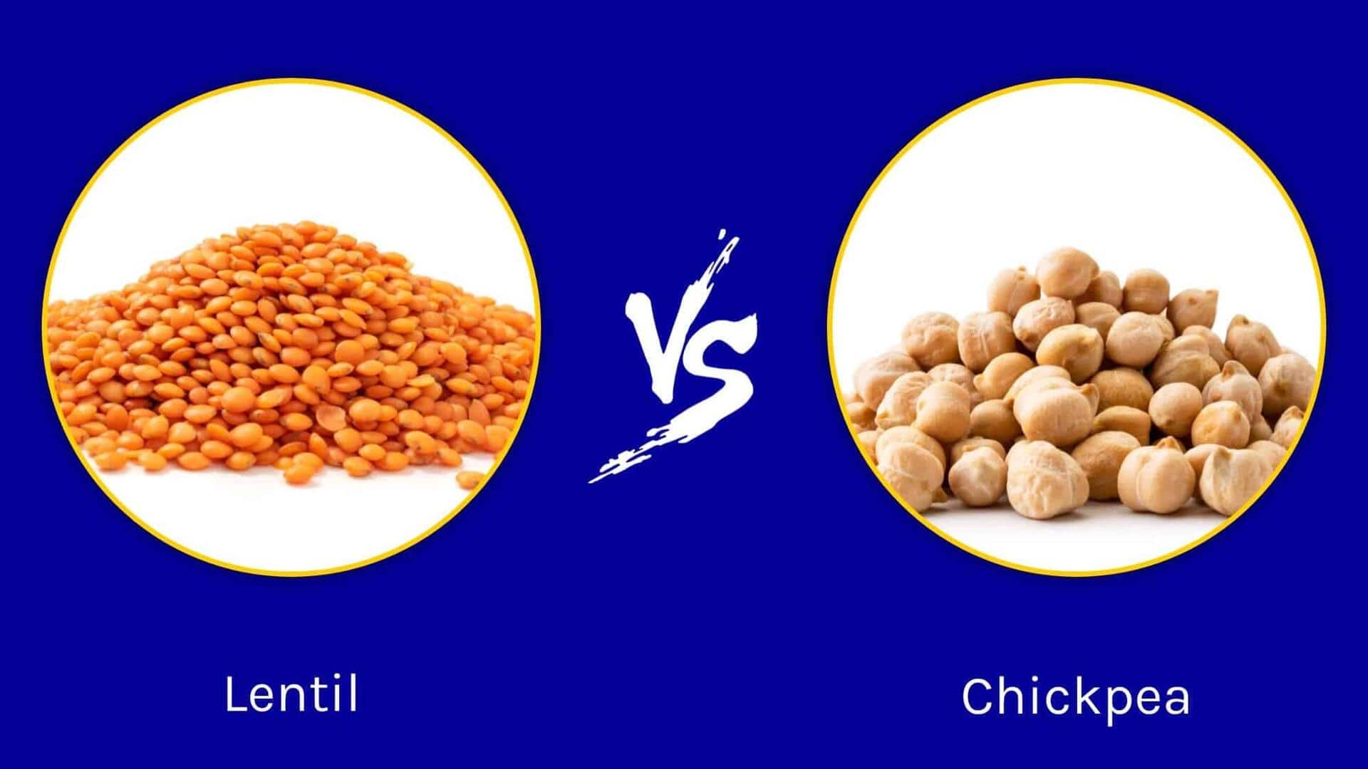 Lentils v/s chickpeas: Which legume is more nutritious?