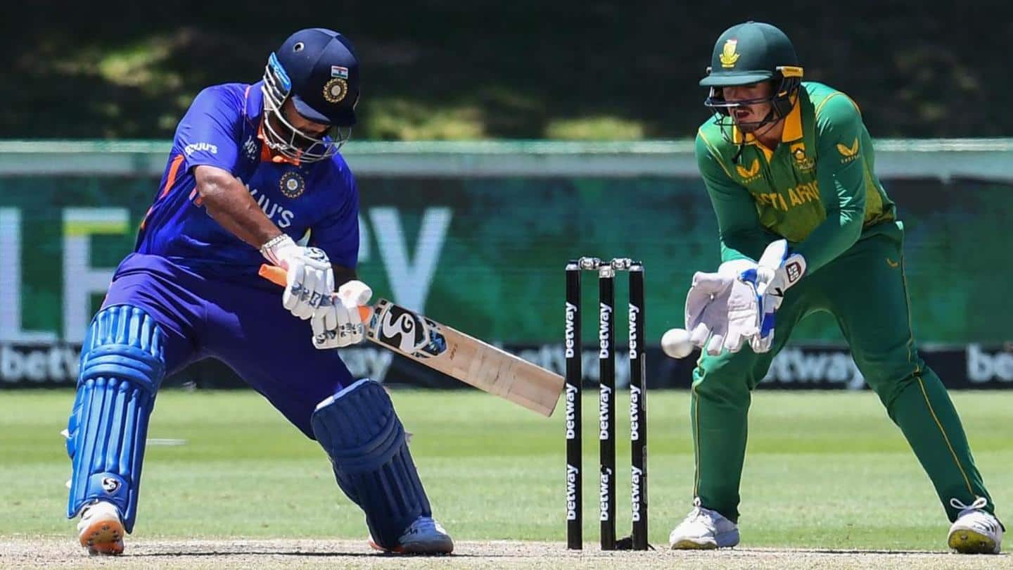 Rishabh Pant registers his highest individual score in ODI cricket