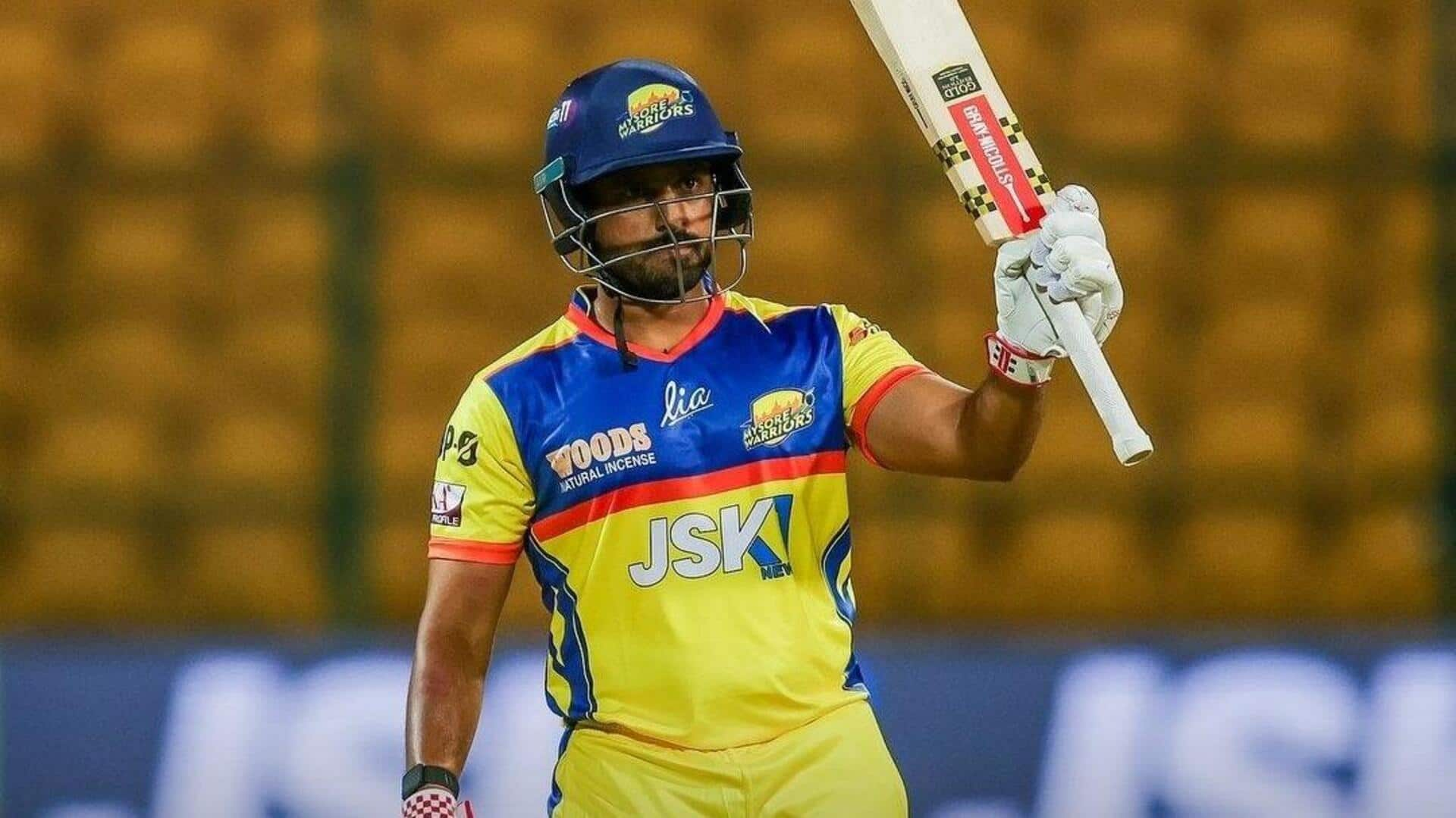 Karun Nair smashes breathtaking 124* in Maharaja T20 Trophy 