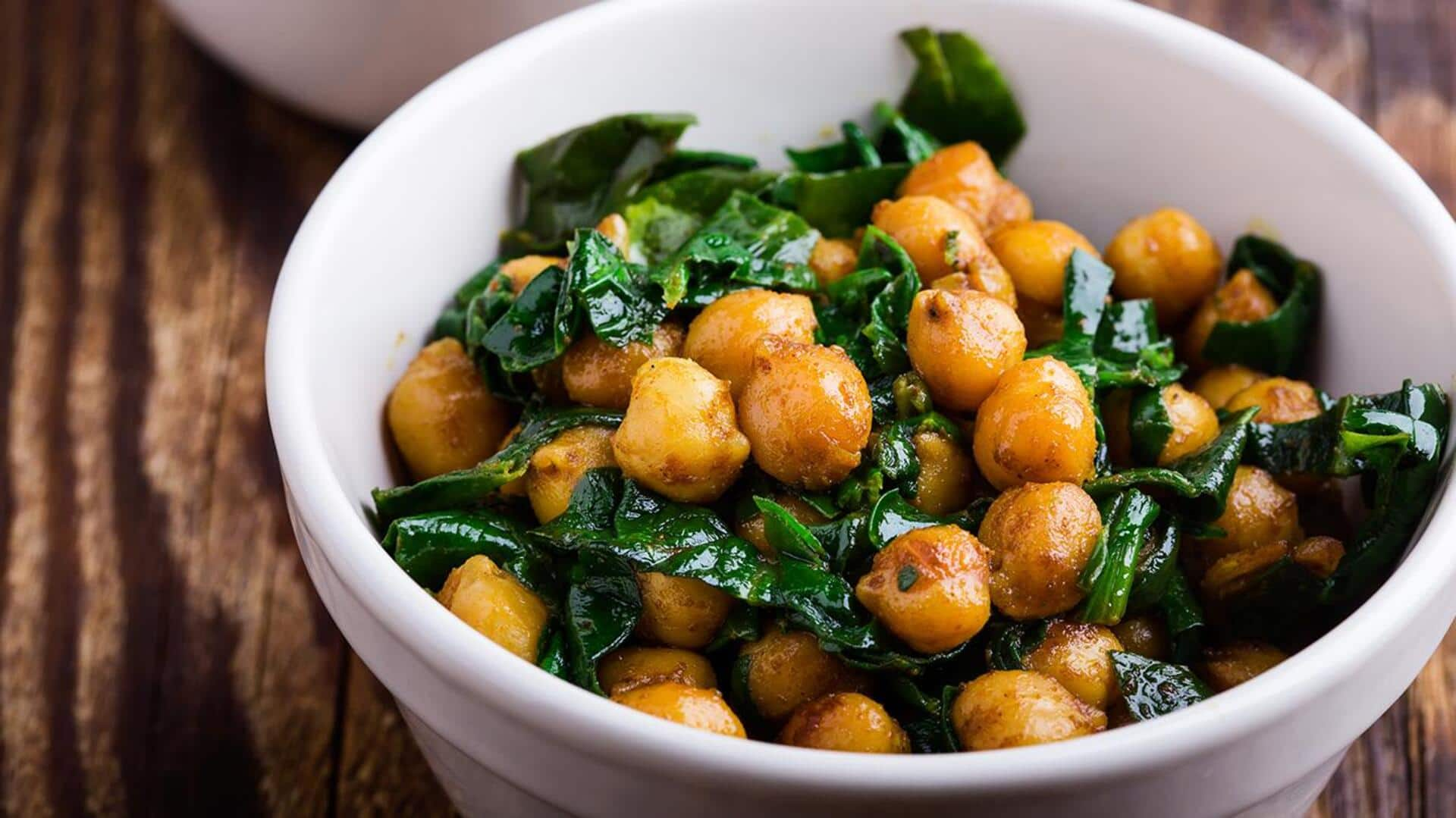 Try this Catalan spinach chickpeas recipe