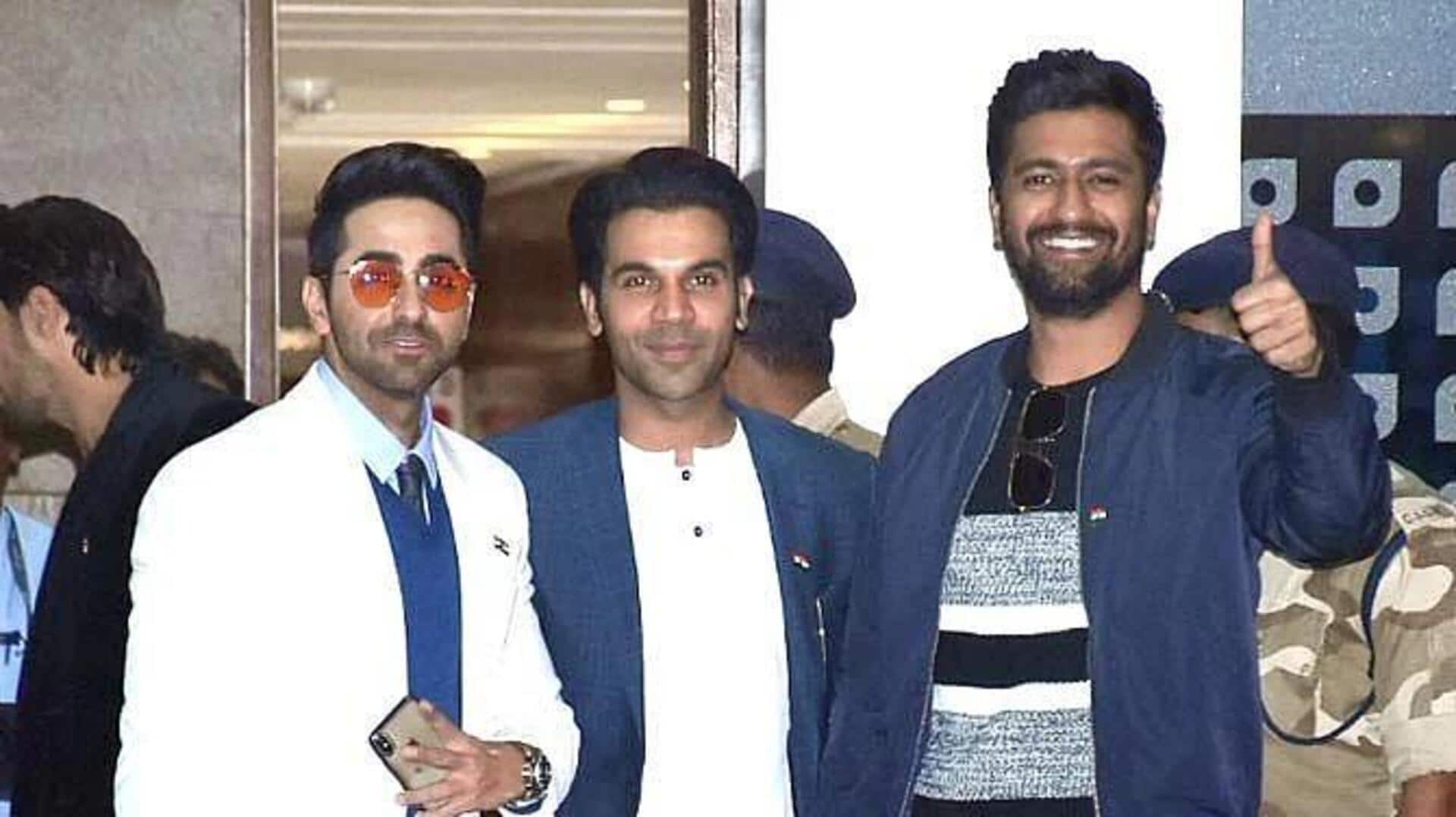 Rajkummar Rao reveals 'camaraderie' among Vicky, Ayushmann, and him Rajkummar Rao reveals 'camaraderie' among Vicky, Ayushmann, and him