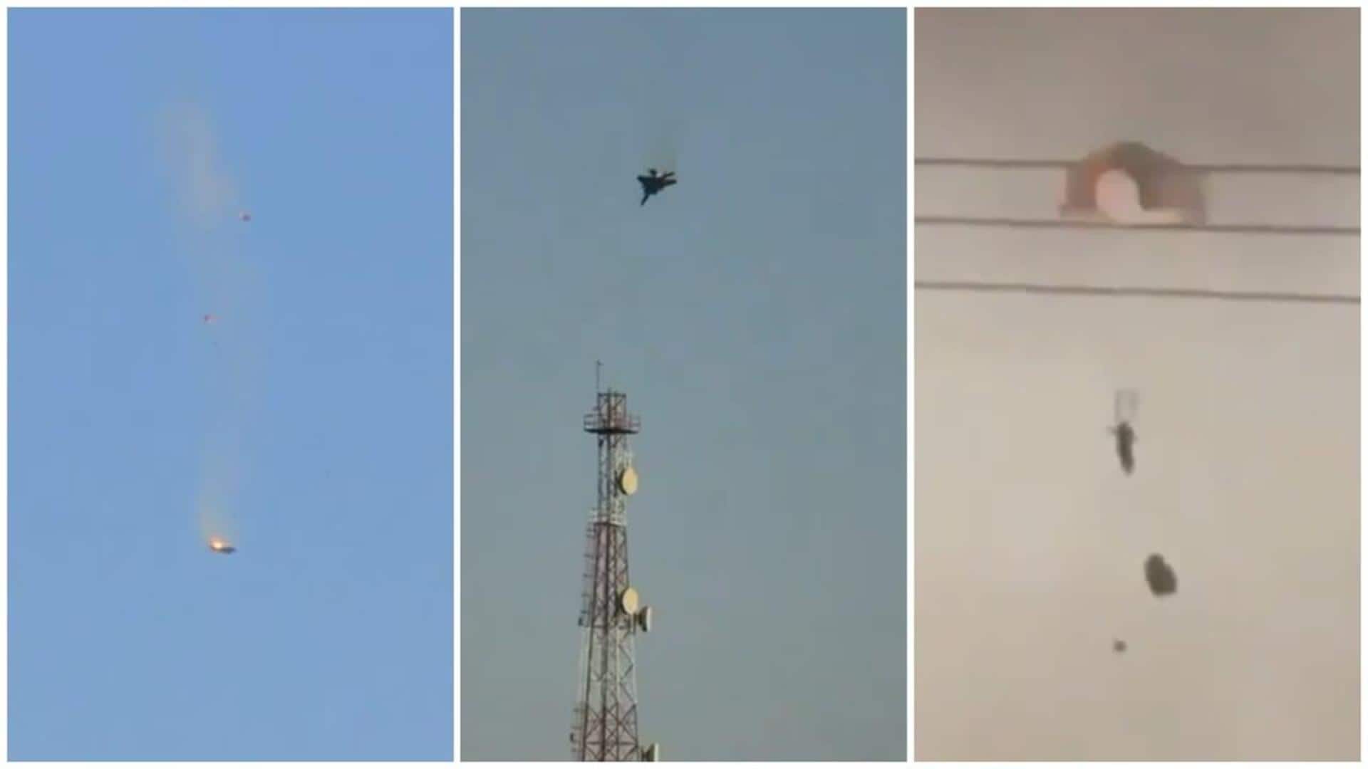 Video: US F-15 fighter jet crashes in Kuwait