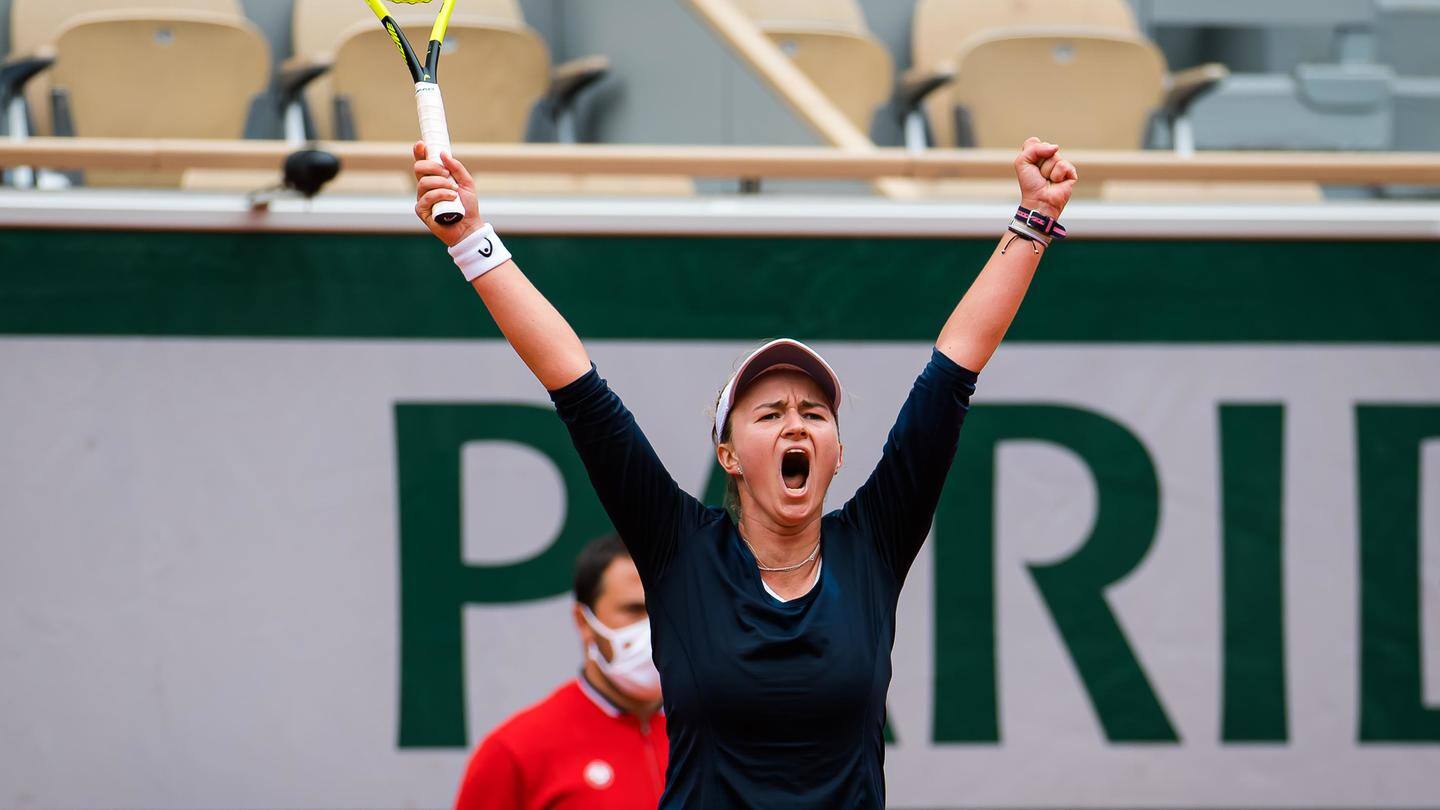 Elina Svitolina beaten by Barbora Krejcikova Elina Svitolina beaten by Barbora Krejcikova