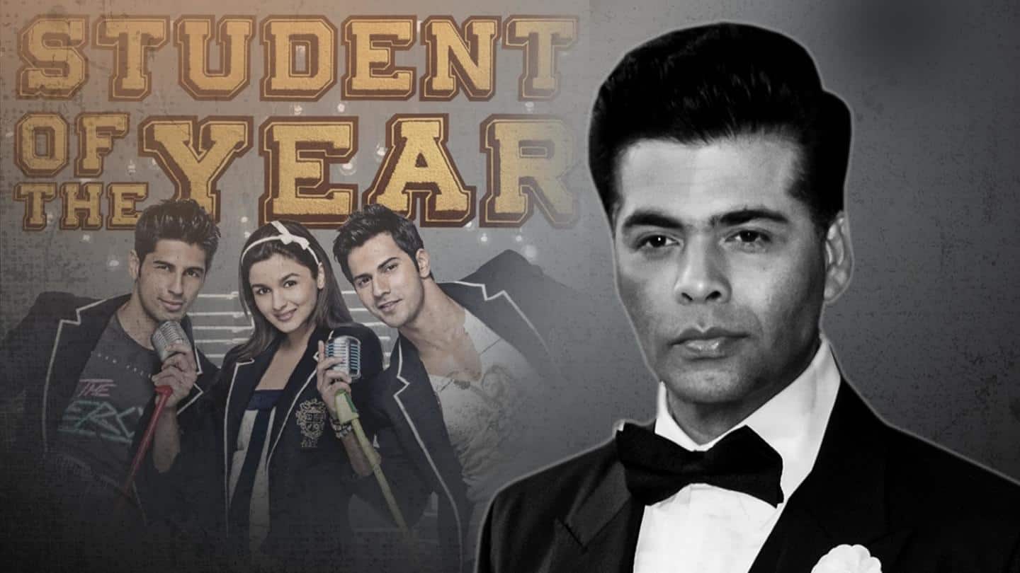 Karan Johar hilariously trolls own directorial 'Student of the Year'!