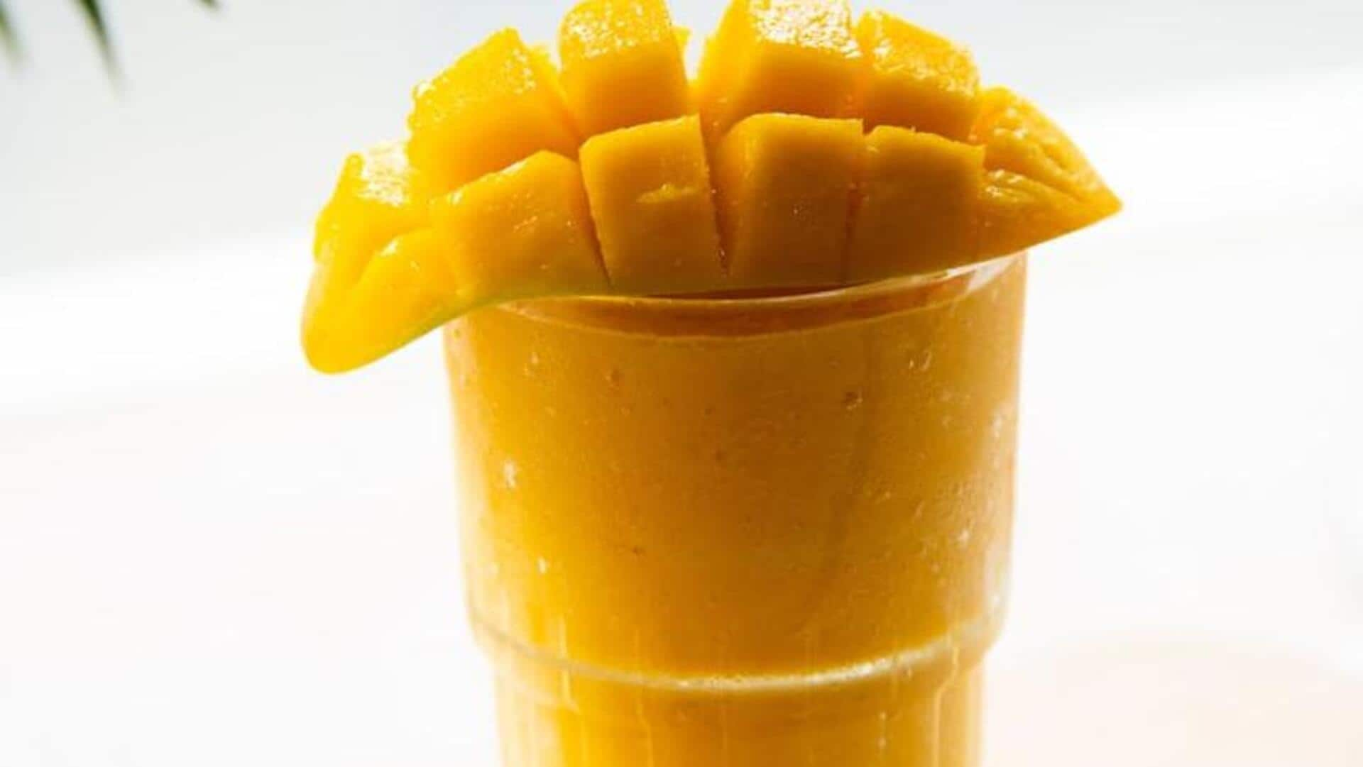 Mango magic: Vegan smoothie delights