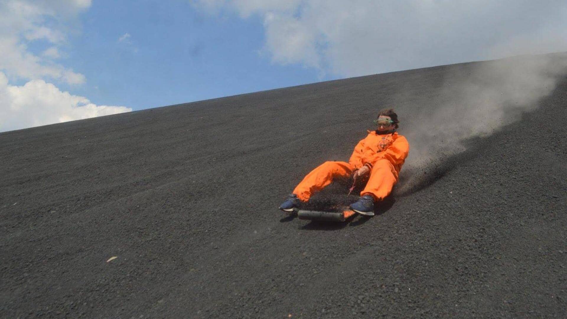 How to enjoy volcano boarding in Comoros