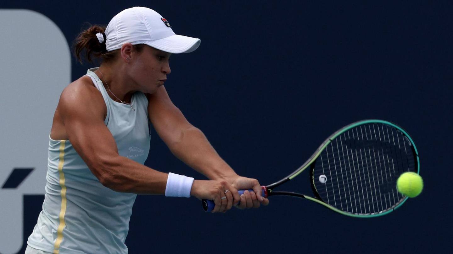 Barty has held the No.1 ranking since September 2019 Barty has held the No.1 ranking since September 2019