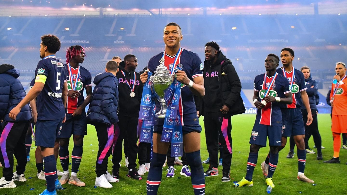 Mbappe nets his 41st goal this season Mbappe nets his 41st goal this season