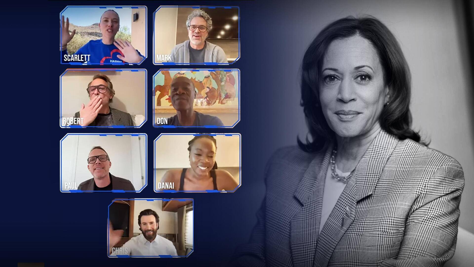 Avengers assemble again—this time for Kamala Harris