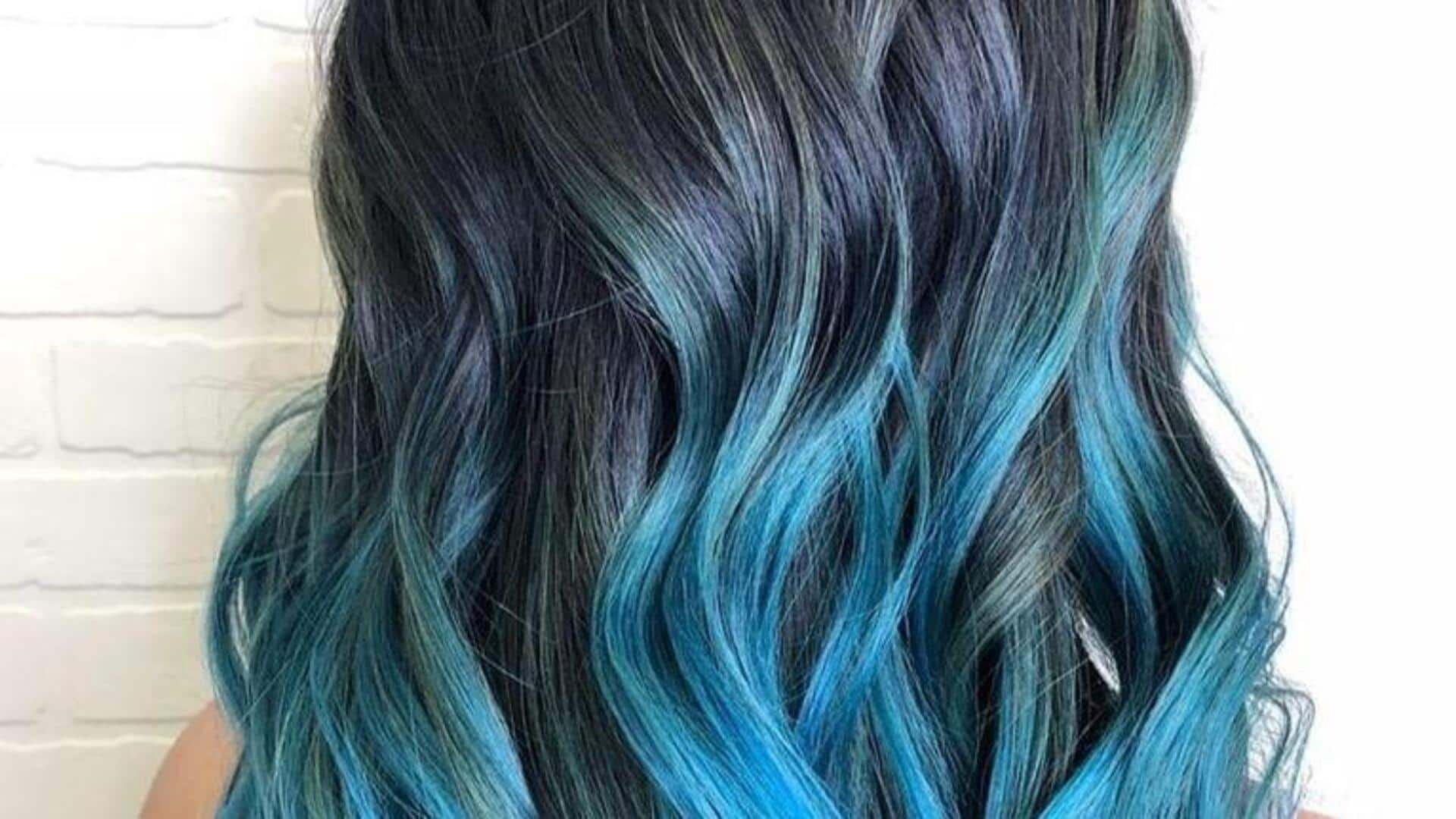 Swirl, dye, repeat: Mastering the art of marbled hair color