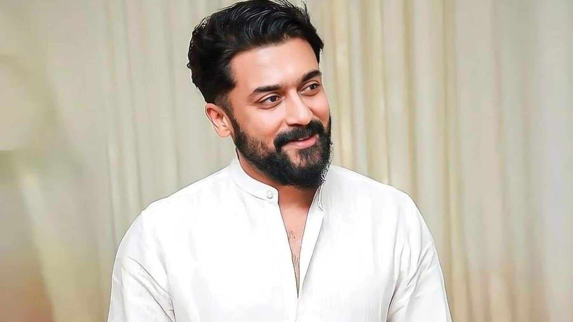 Suriya's 1st look from Venky Atluri's film out; see here Suriya's 1st look from Venky Atluri's film out; see here