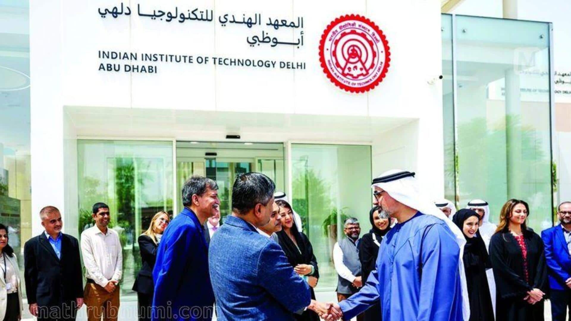 IIT-Delhi inaugurates 1st international campus in Abu Dhabi