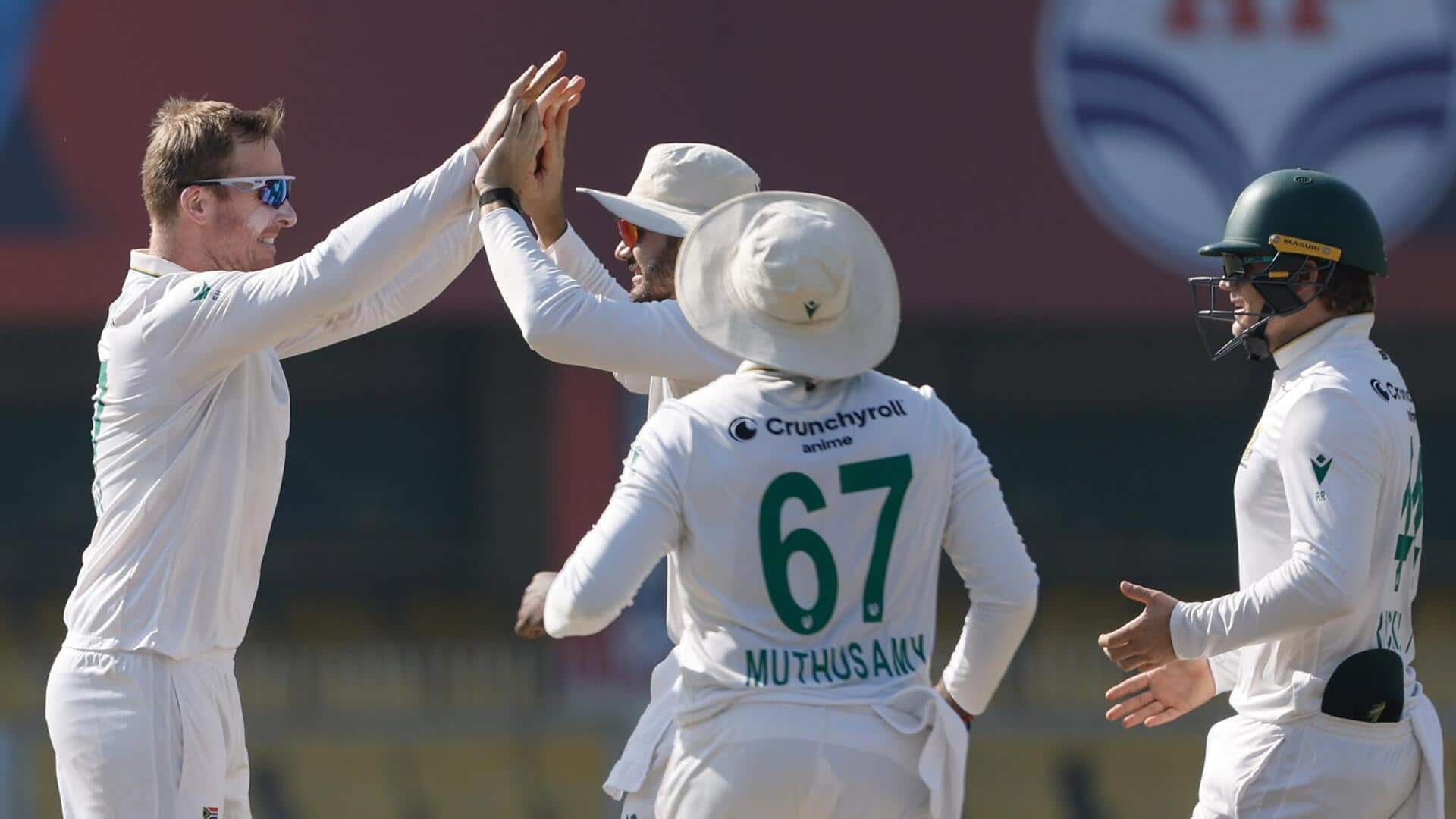 South African bowlers with best figures on Indian soil (Tests)