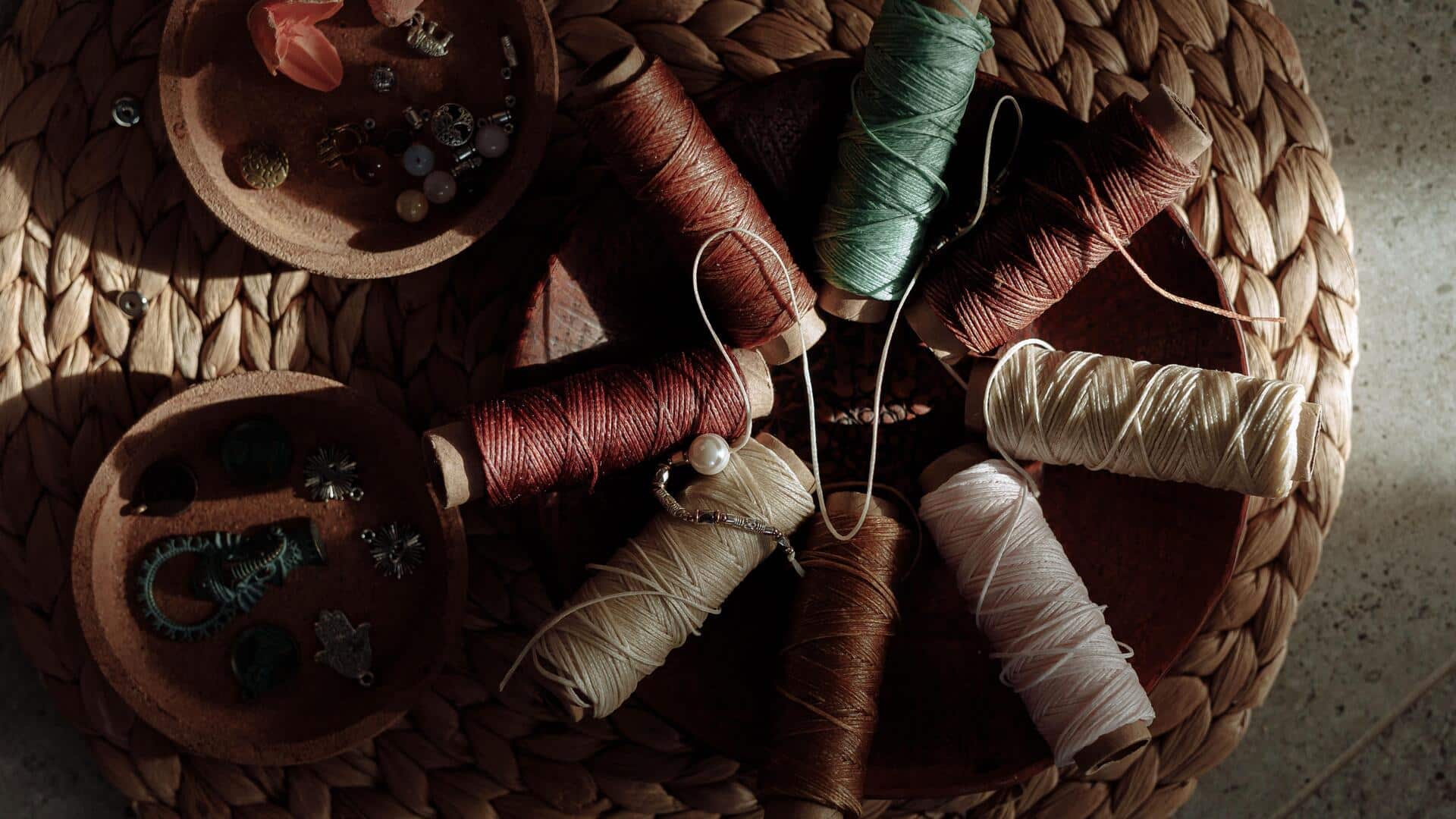 How colorful threads turn into stunning Indian jewelry