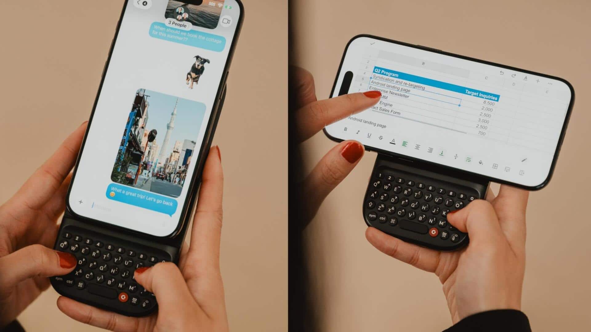 #CES2026: This magnetic keyboard brings physical typing experience to smartphones 