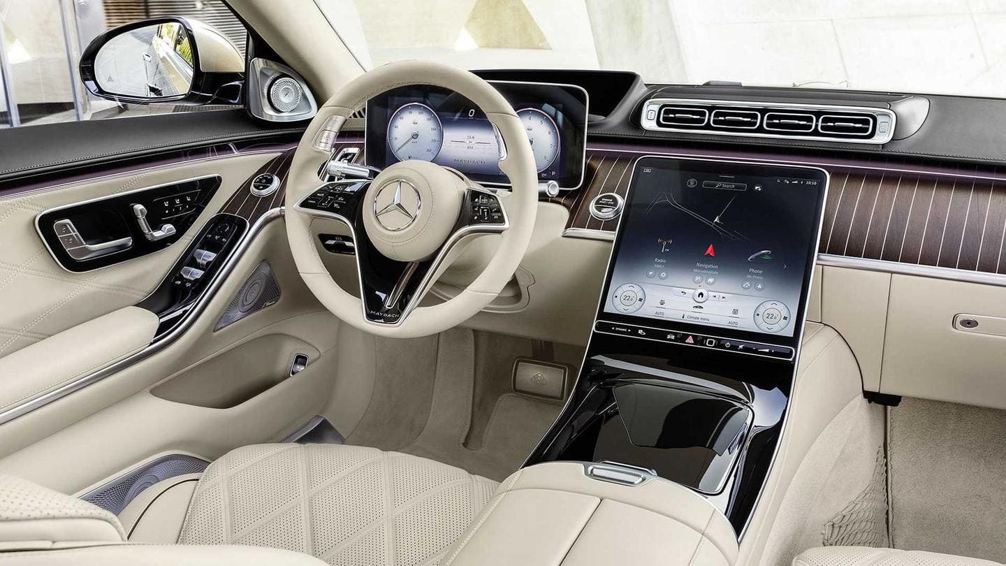The sedan has a luxurious and tech-loaded cabin The sedan has a luxurious and tech-loaded cabin