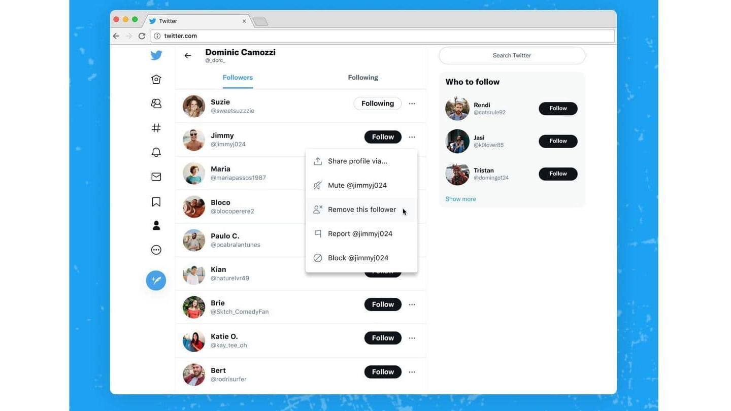 Feature is easy to use on Twitter's web interface Feature is easy to use on Twitter's web interface