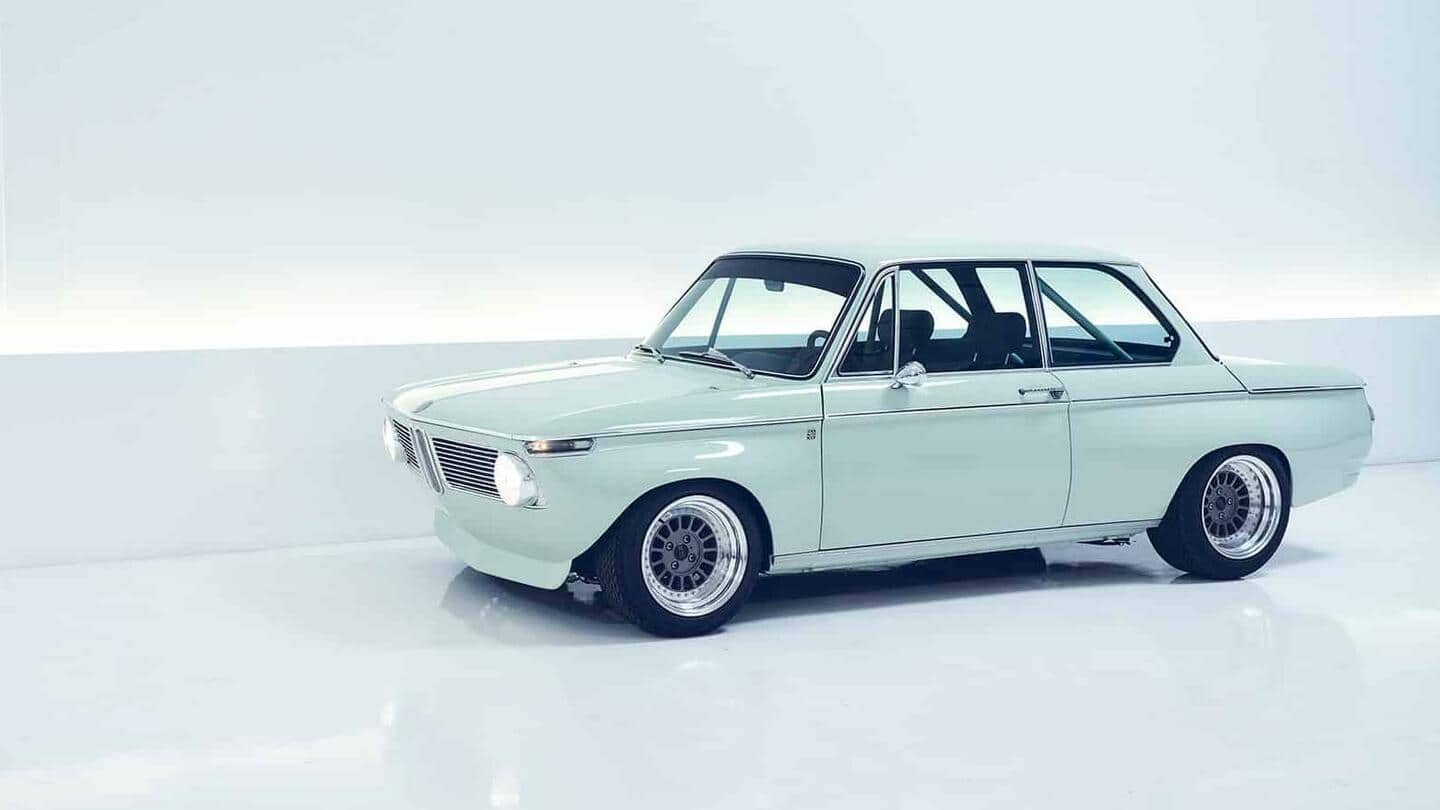 Resto-moded BMW 1602, with carbon-fiber panels, is a hand-sculpted delight