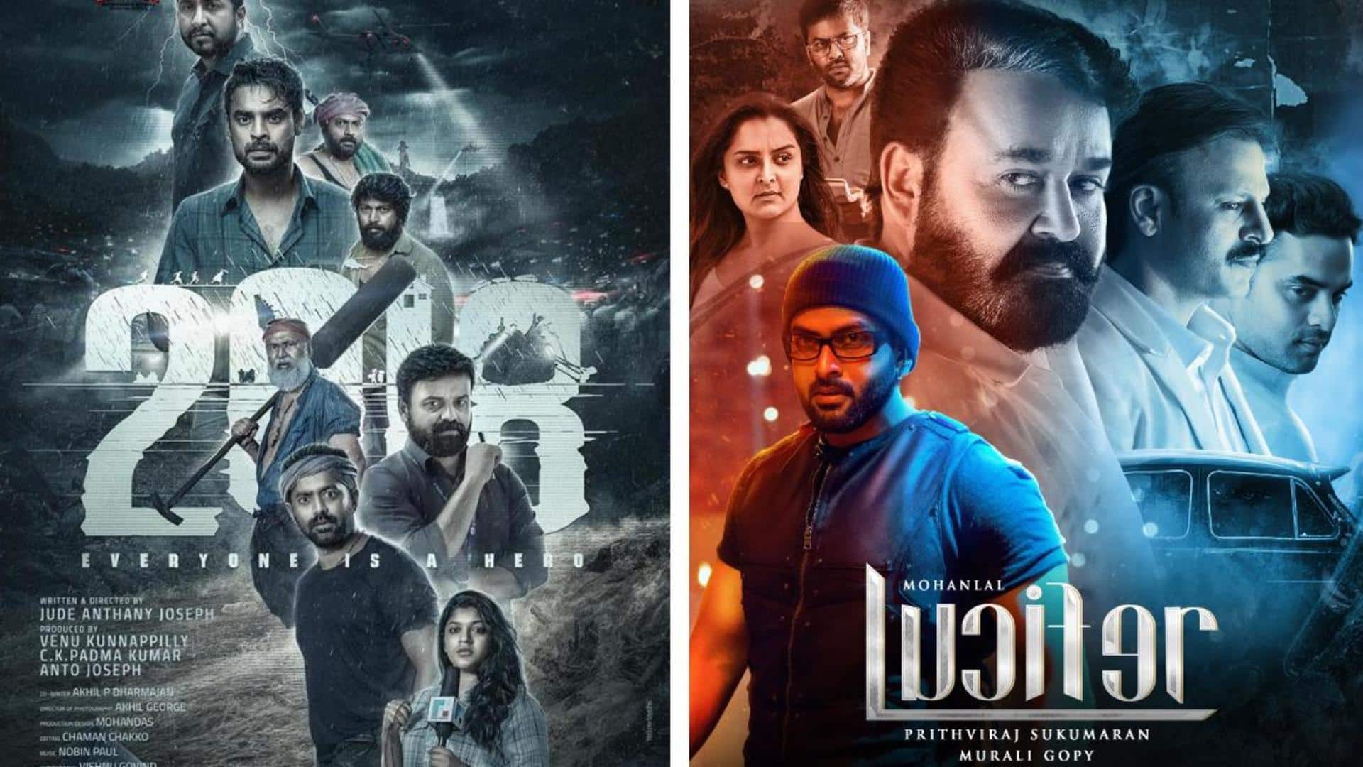 '2018' to 'Lucifer': Mollywood's elite Rs. 100 crore club 