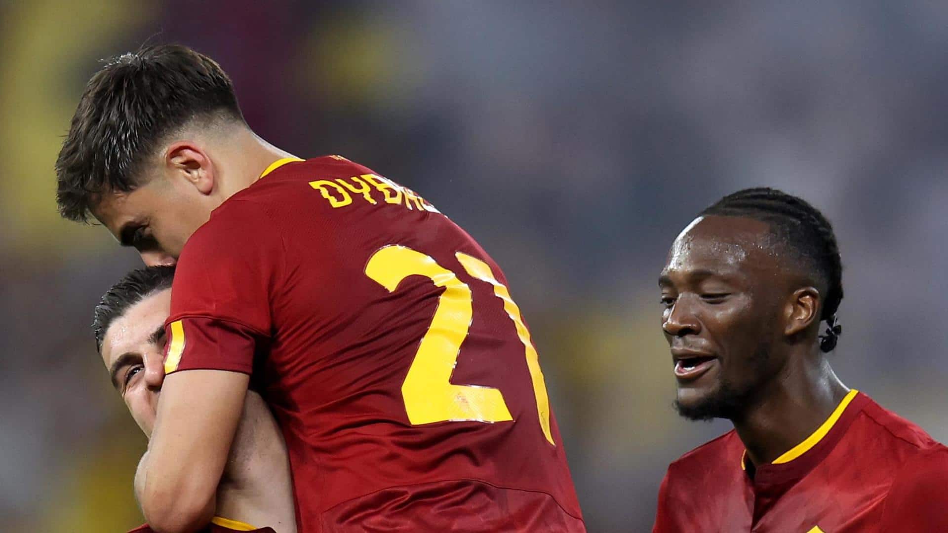 Europa League final: AS Roma lead Sevilla 1-0 at half-time