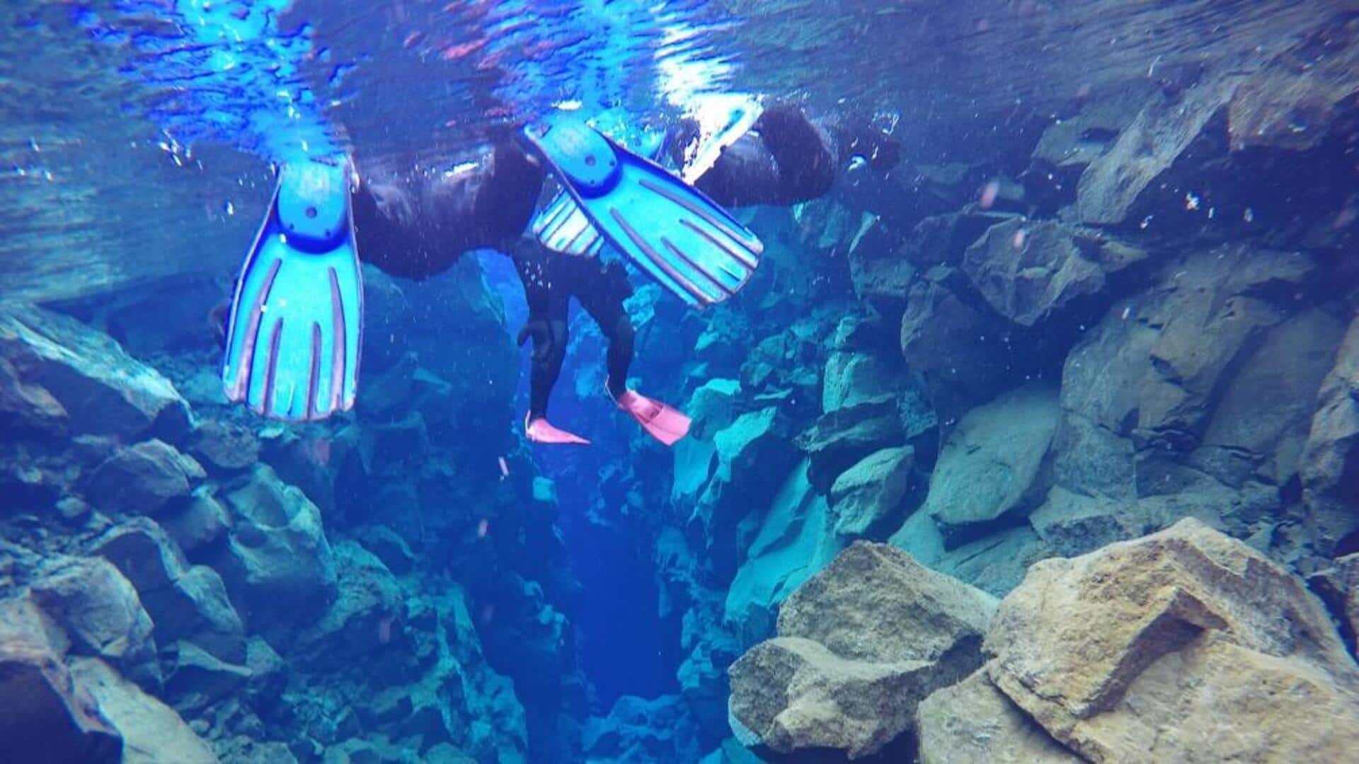 Dive into the crystal waters of Silfra Fissure, Iceland