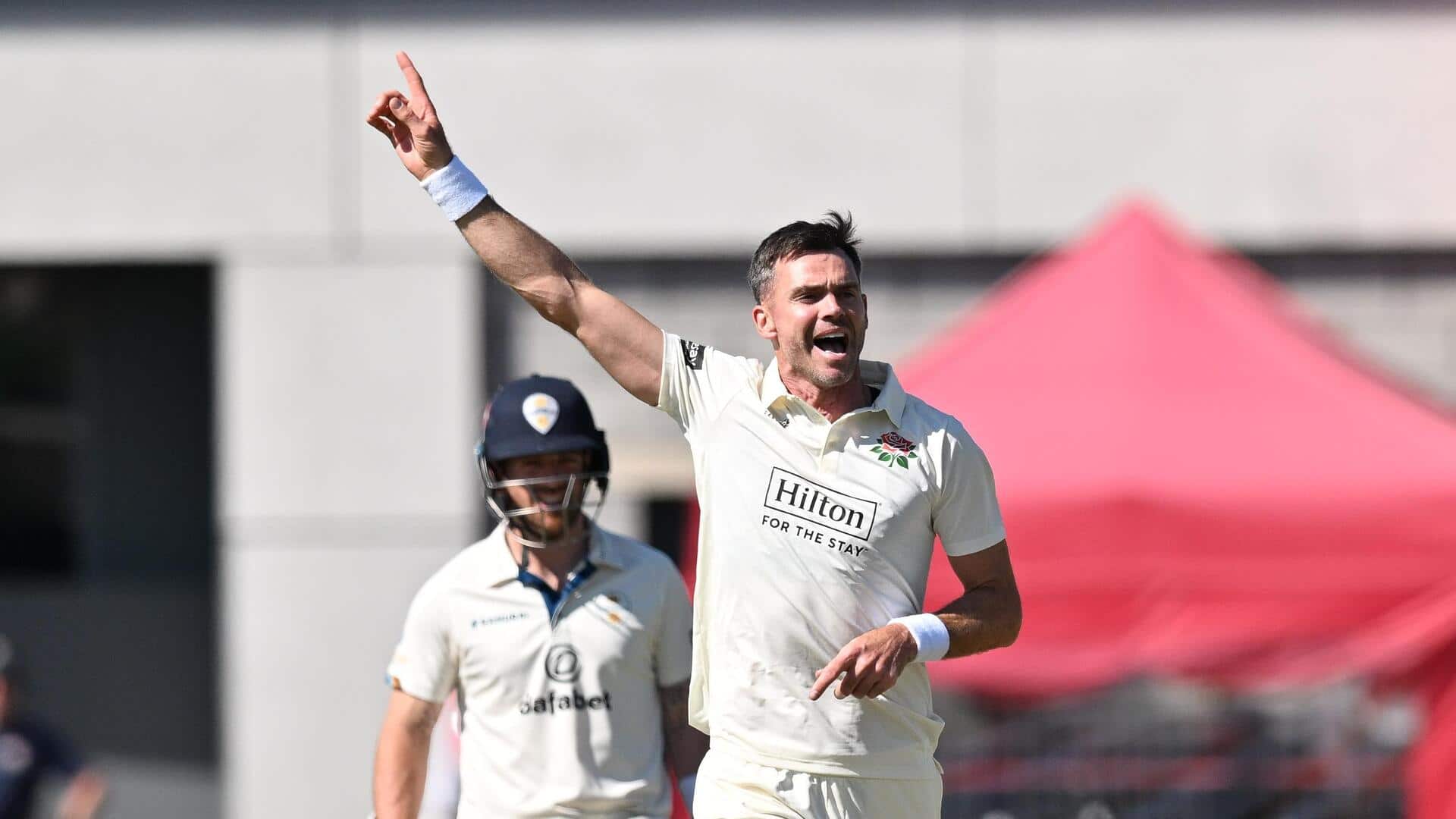 James Anderson shines on comeback for Lancashire in County Cricket James Anderson shines on comeback for Lancashire in County Cricket