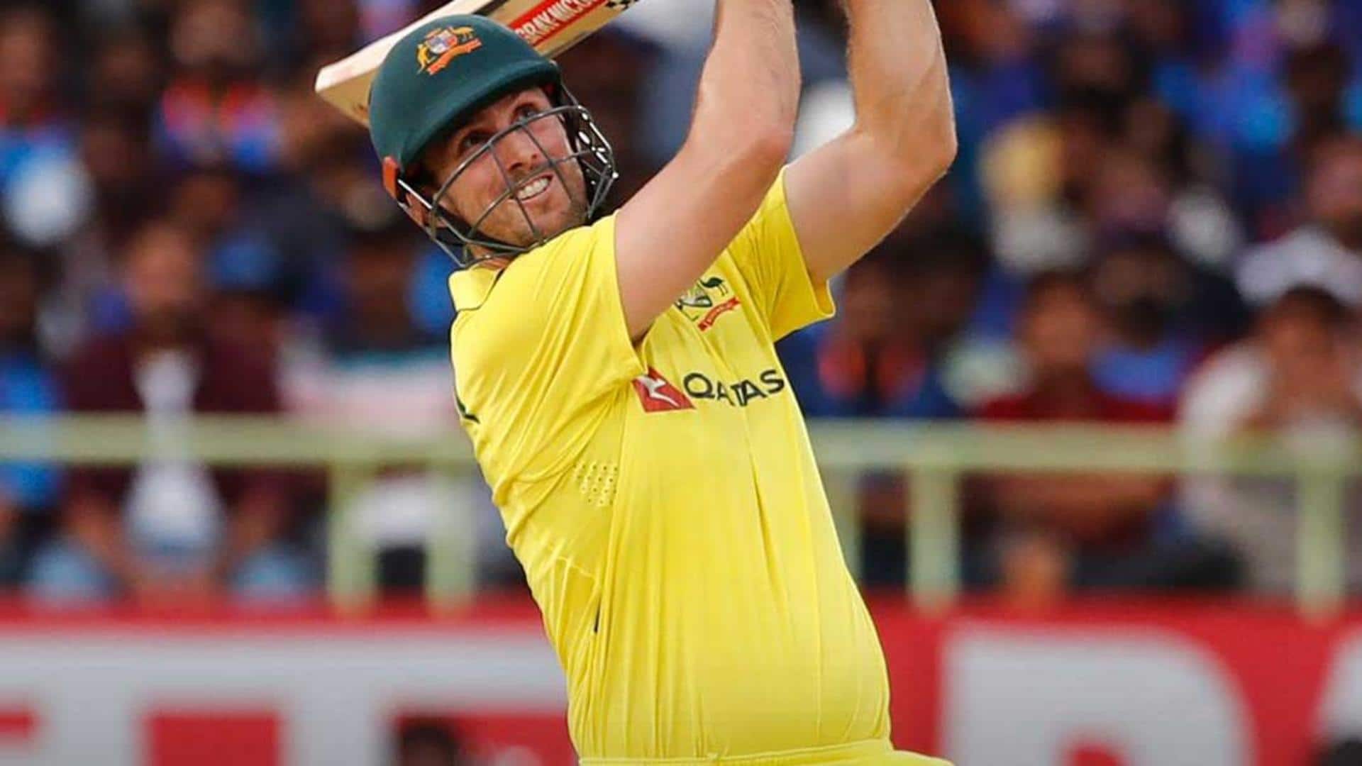 India vs Australia: Mitchell Marsh slams a blistering fifty