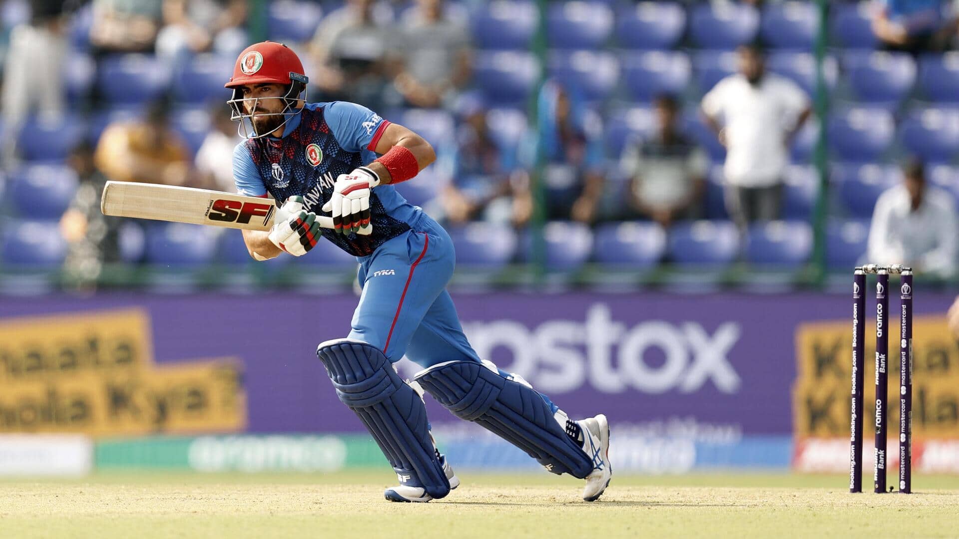 World Cup: Afghanistan slam 284 against England after suffering collapse