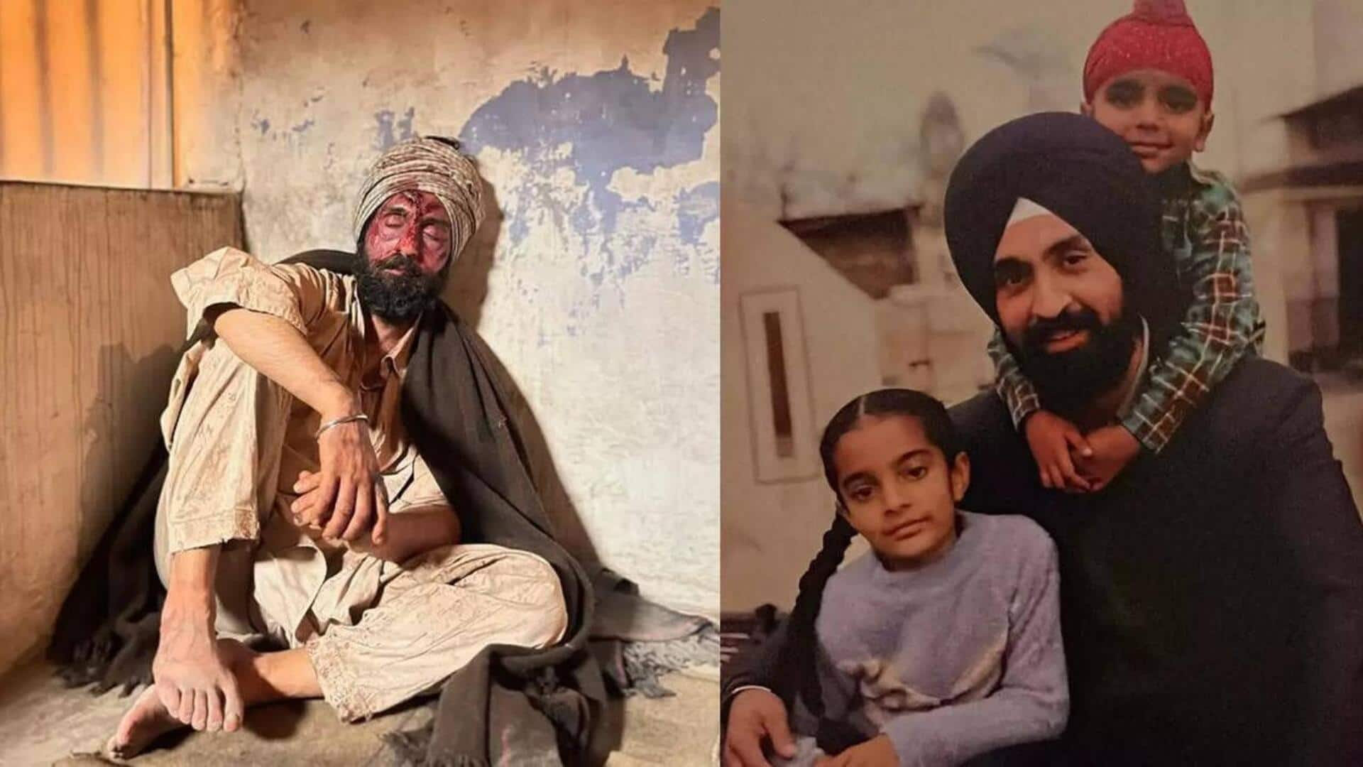 Diljit Dosanjh looks unrecognizable in new photos from 'Punjab '95'