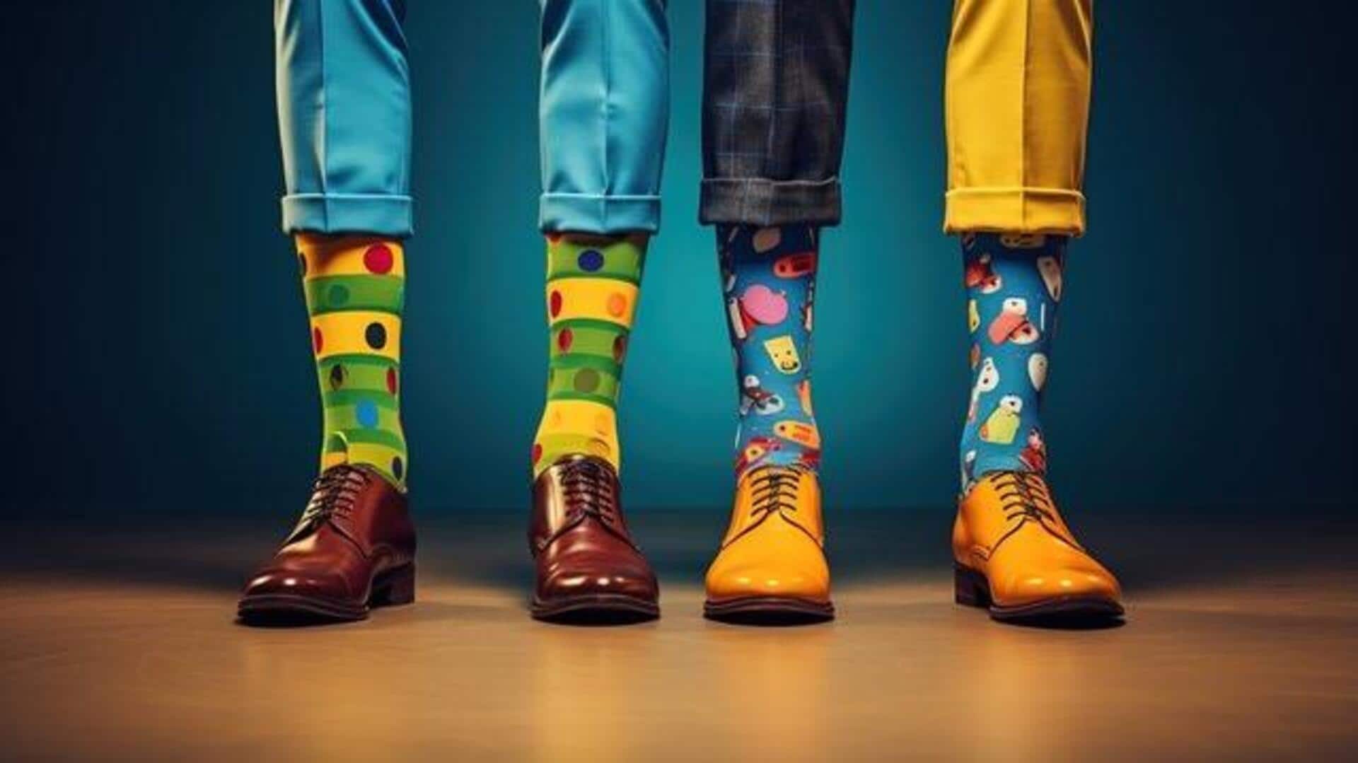 Flaunt your tie-dye socks with these outfits