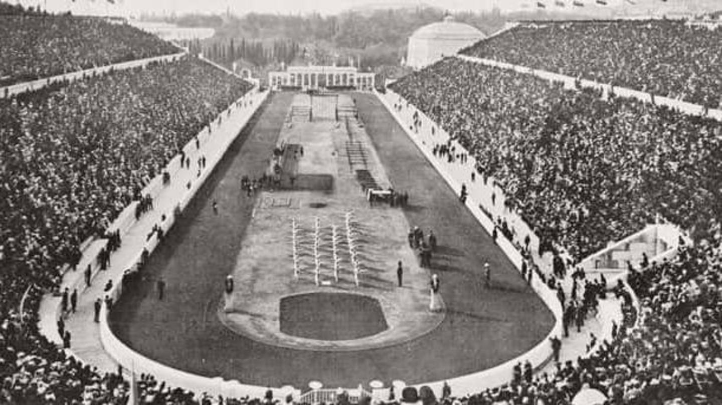 The first Olympic Games took place in 776 BC The first Olympic Games took place in 776 BC
