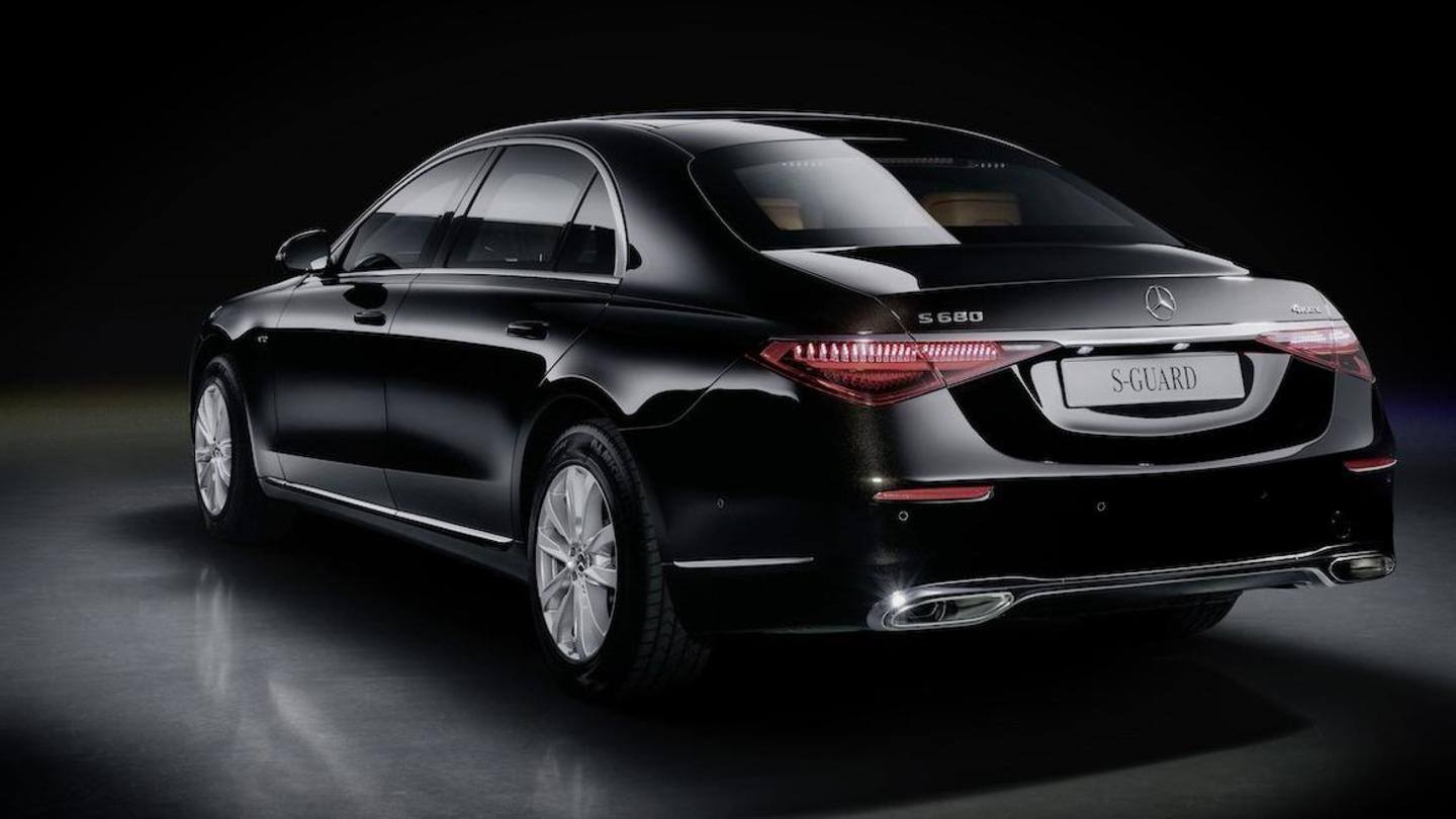 The car has multi-layer glass windows and run-flat tires The car has multi-layer glass windows and run-flat tires