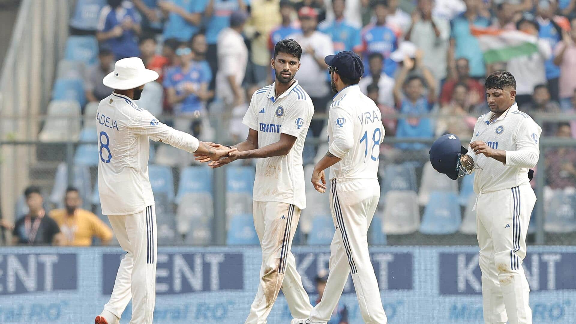 3rd Test: Washington Sundar excels with four-fer against New Zealand