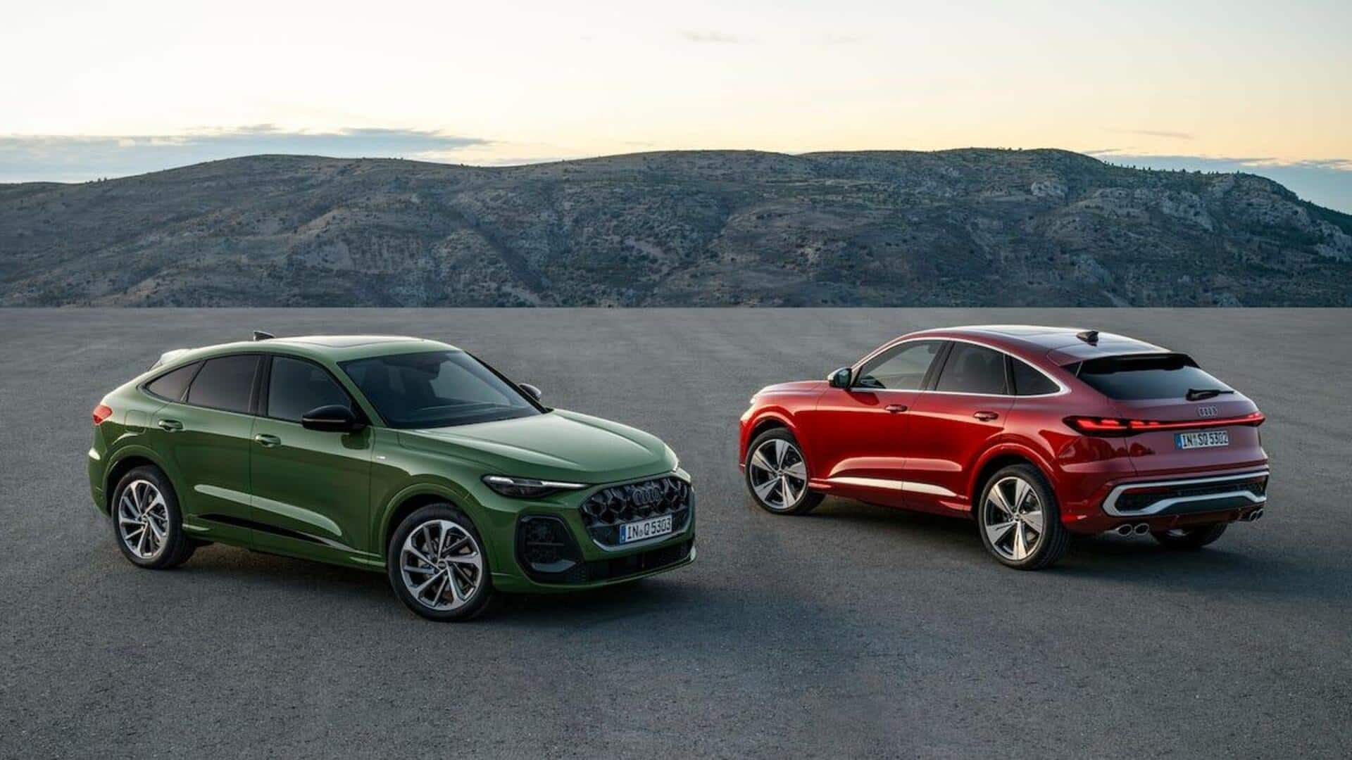 Audi unveils 2025 Q5 Sportback with hybrid powertrain, revised styling