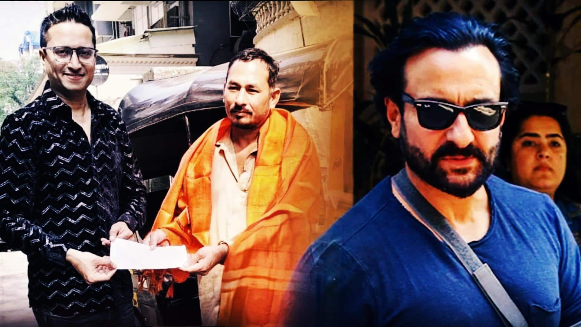 Auto-driver who rushed Saif Ali Khan to hospital rewarded ₹11,000