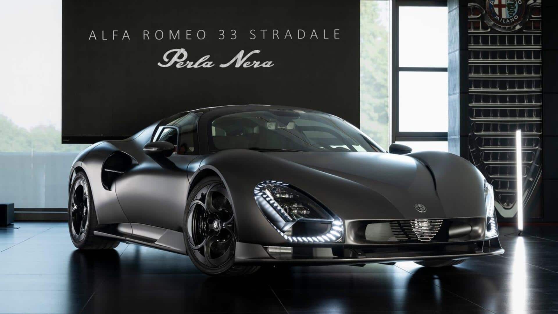 This special Alfa Romeo 33 Stradale goes all-in on carbon-fiber
