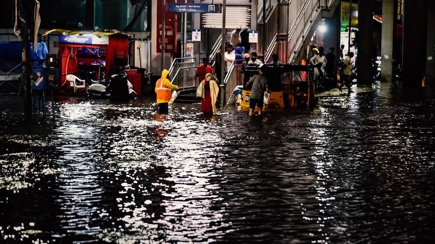 Two people reported missing as heavy rains flood Hyderabad