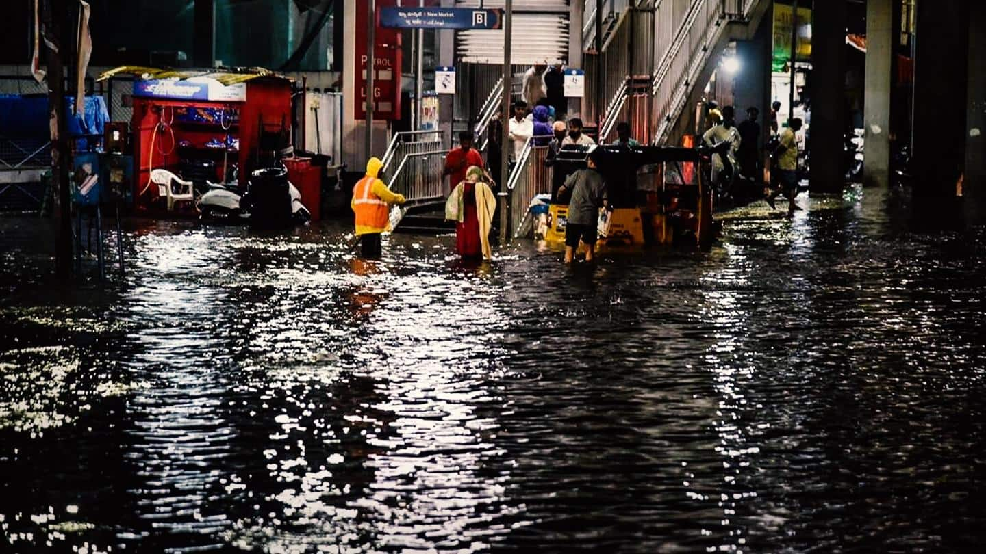 Two people reported missing as heavy rains flood Hyderabad