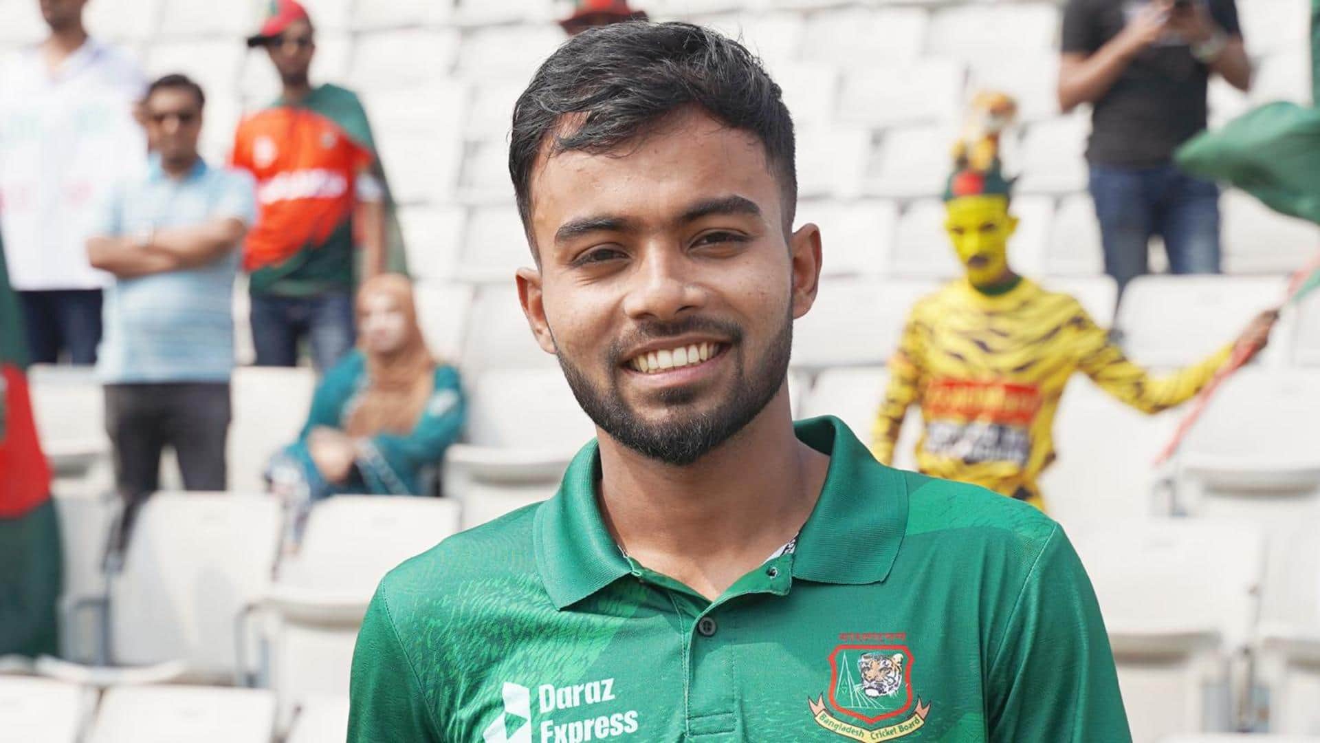 Towhid Hridoy records highest score on ODI debut for Bangladesh