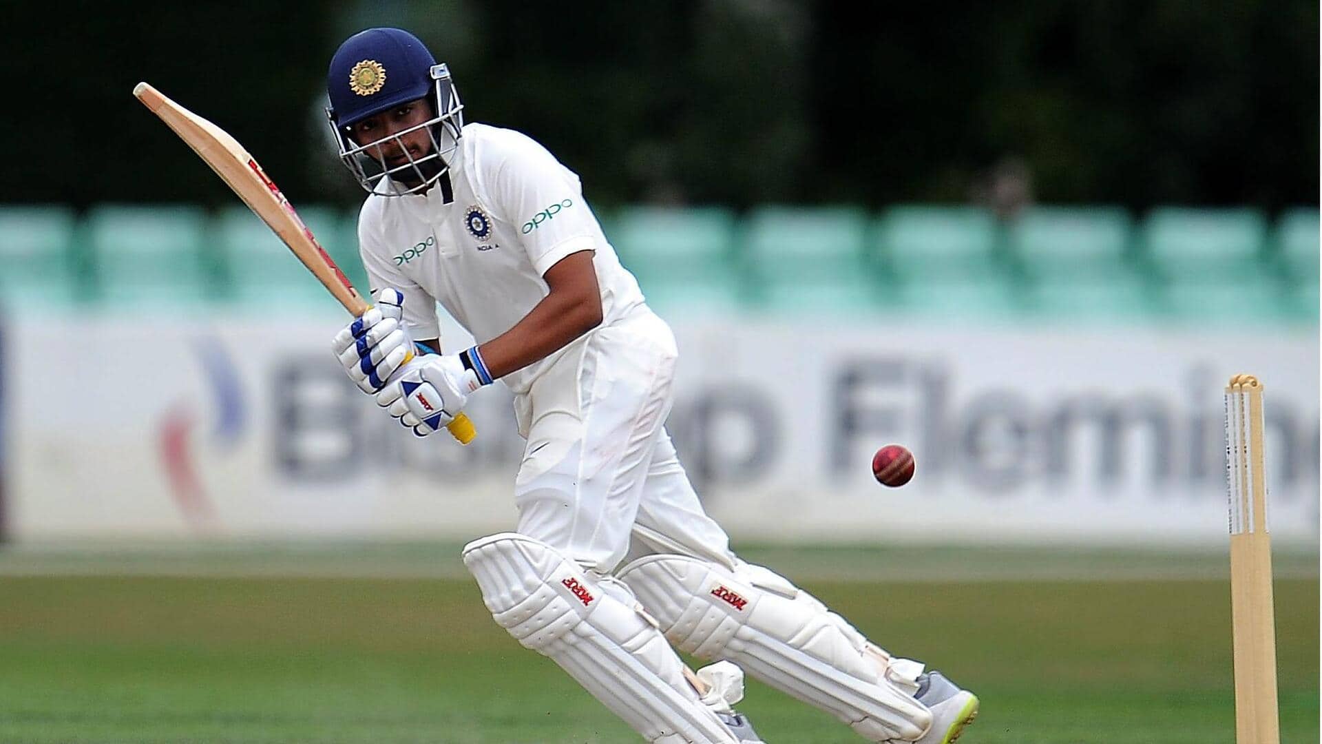 First Time In Indian Cricket! Prithvi Shaw Marks Comeback With
