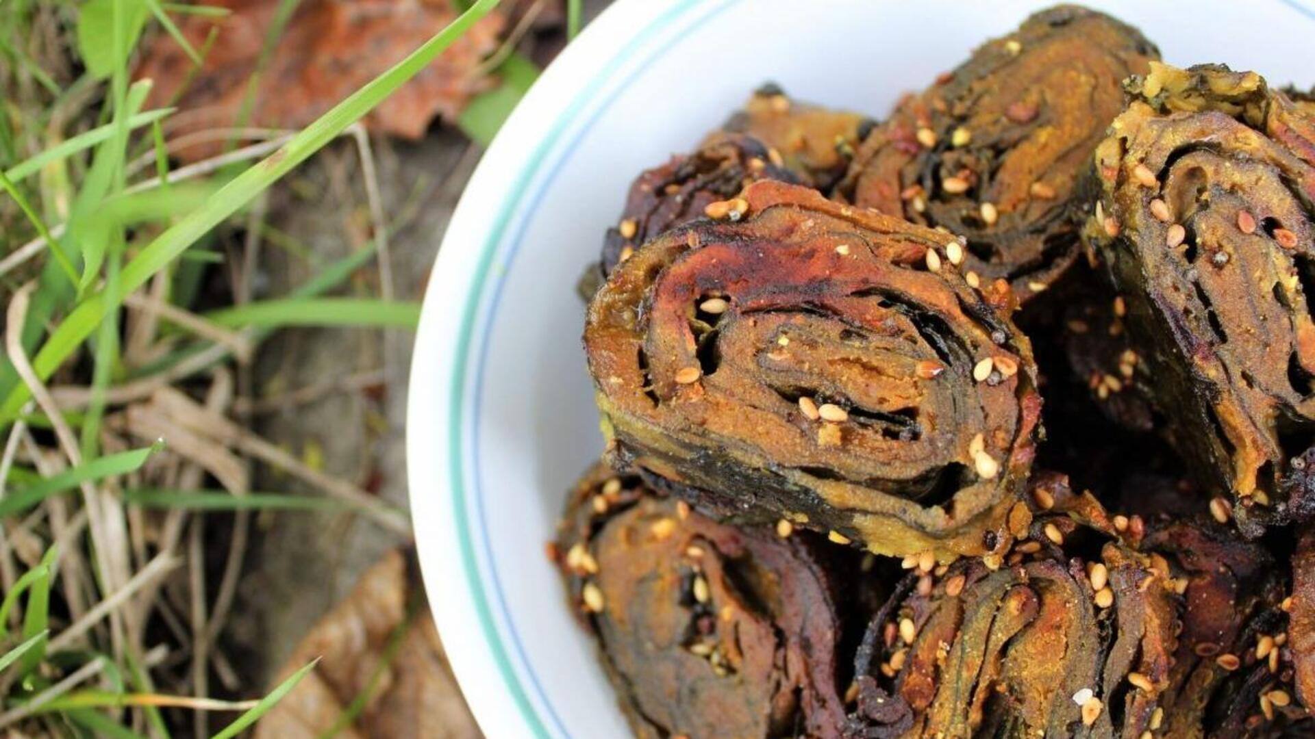 Bored with upma, poha? Try spicy patra rolls for breakfast