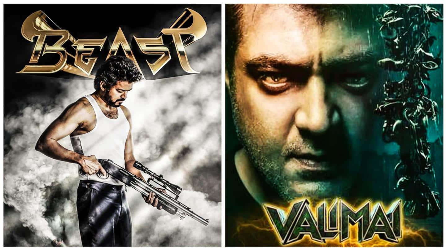 'Beast' to 'Valimai': South Indian movies ruled Twitter this year