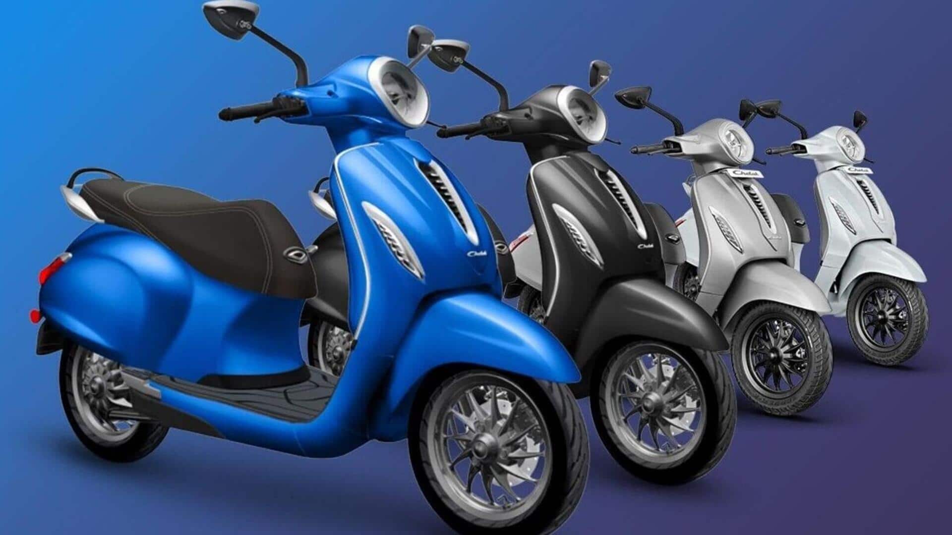 2024 Bajaj Chetak electric scooter debuts at Rs. 1.15 lakh